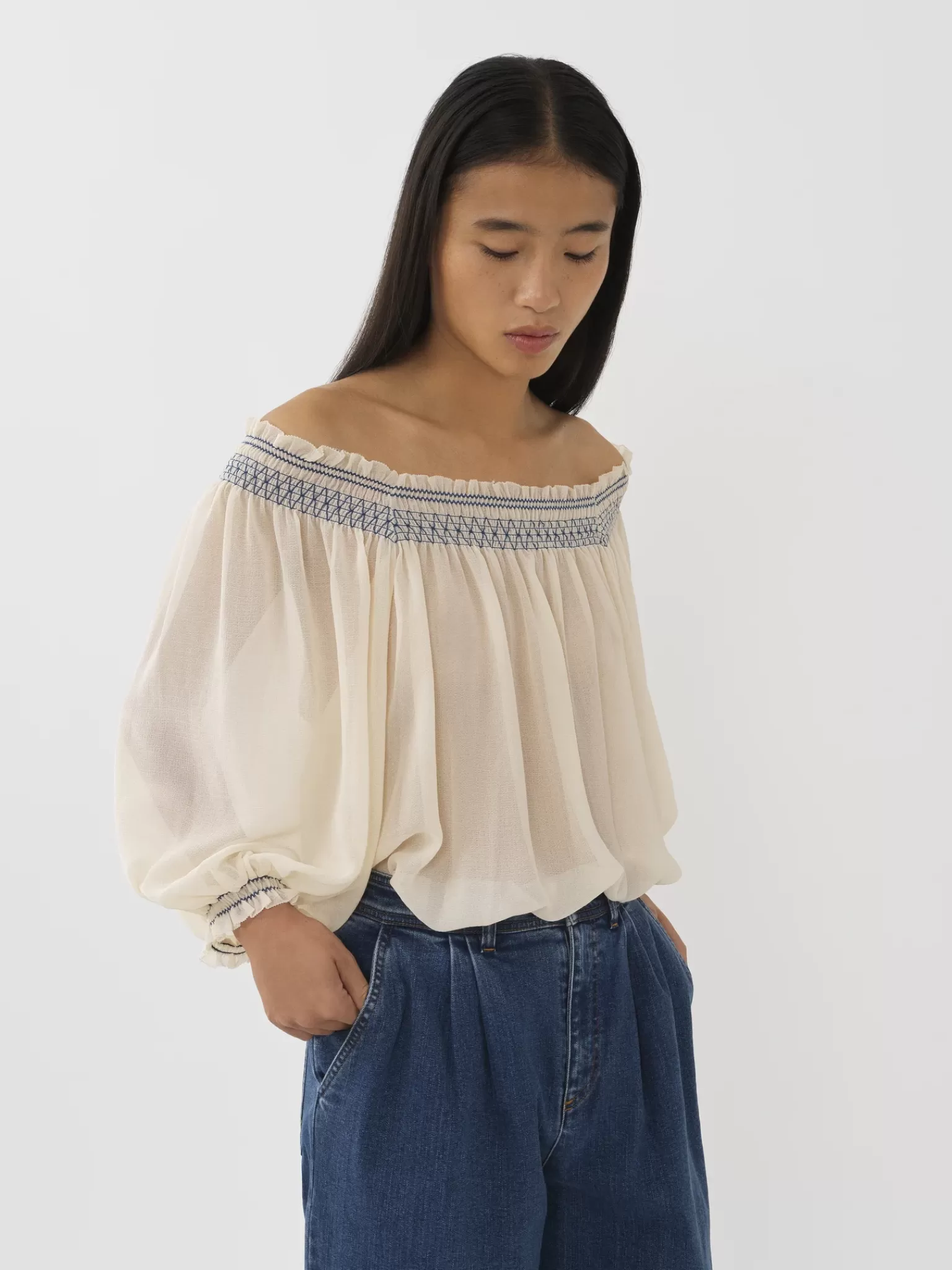 Femme Chloé Blouse Epaules Nues