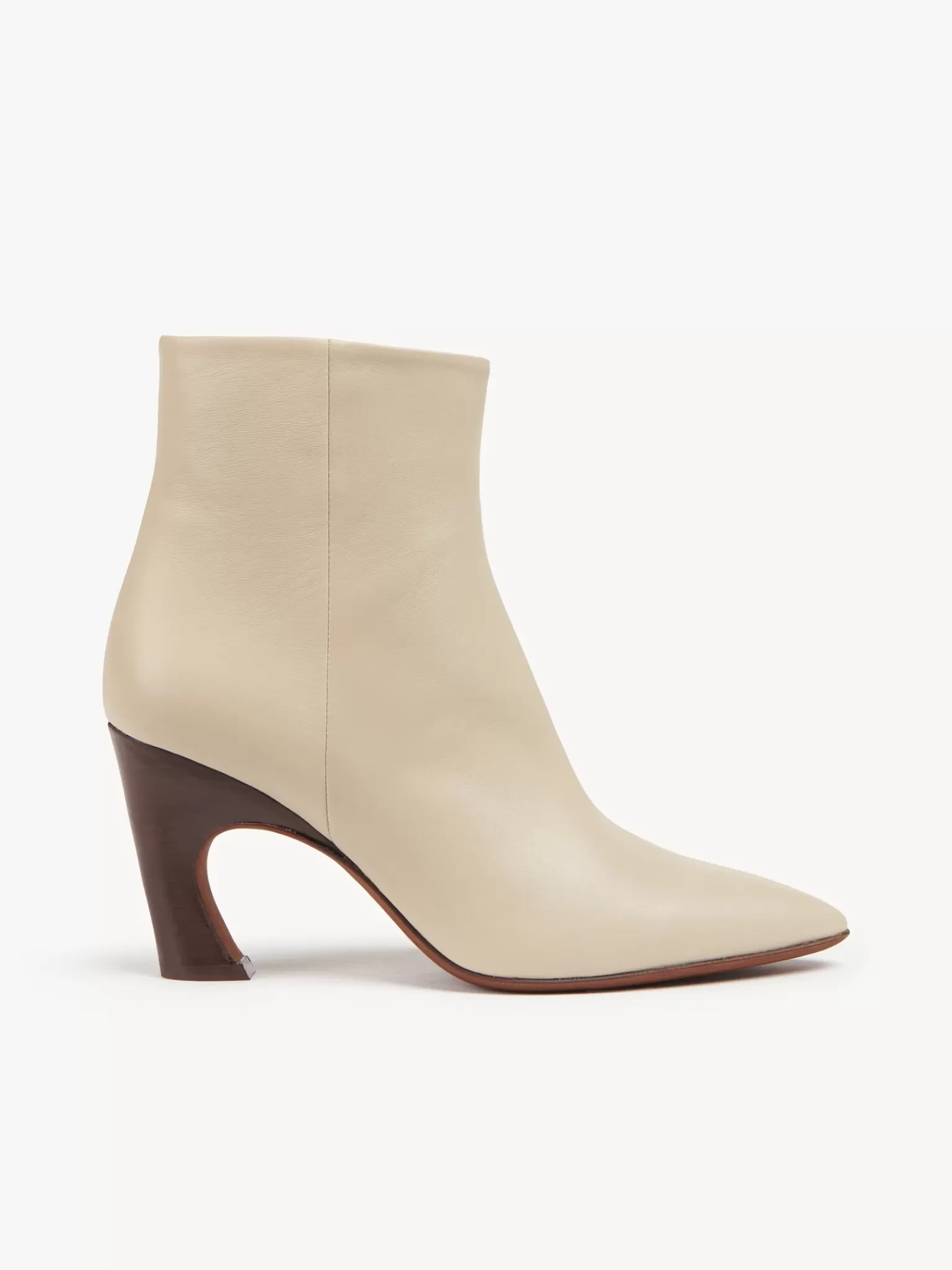 Femme Chloé Bottines A Talon Oli