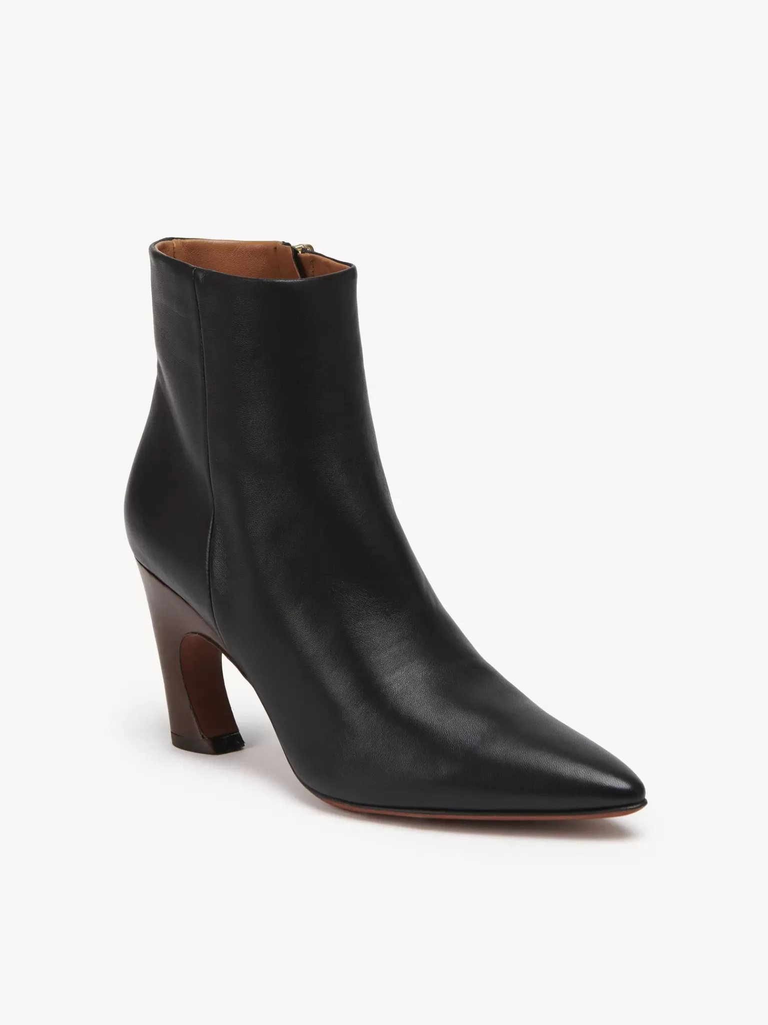 Femme Chloé Bottines A Talon Oli