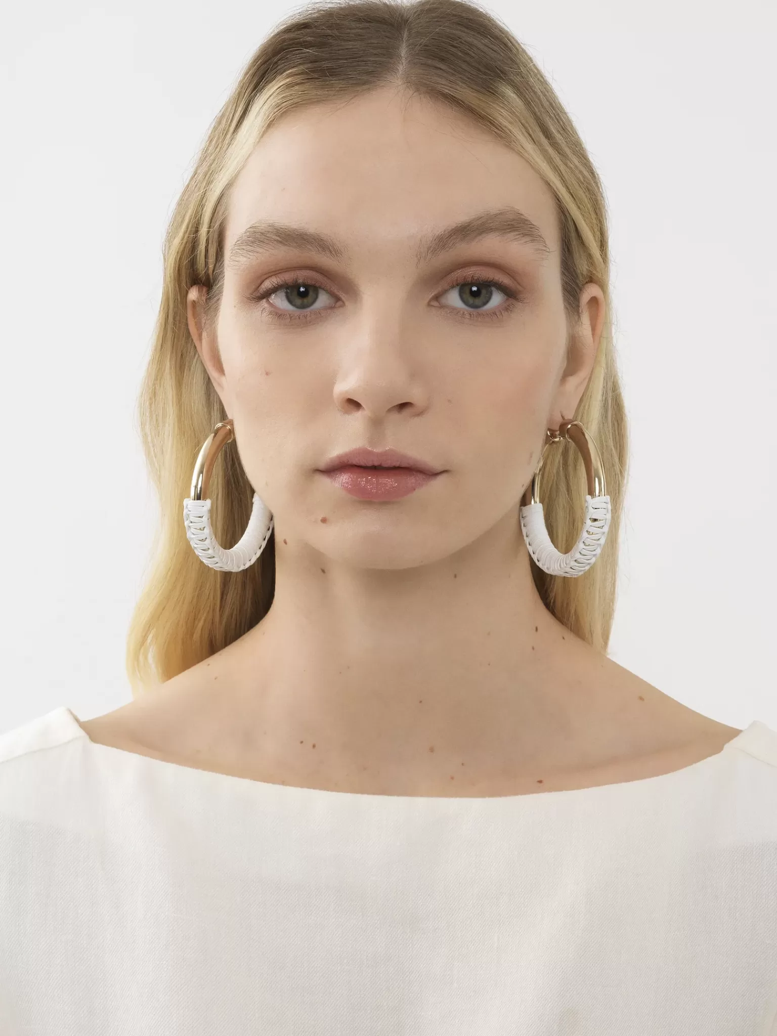 Femme Chloé Boucles D'Oreilles Creoles Larges Maura