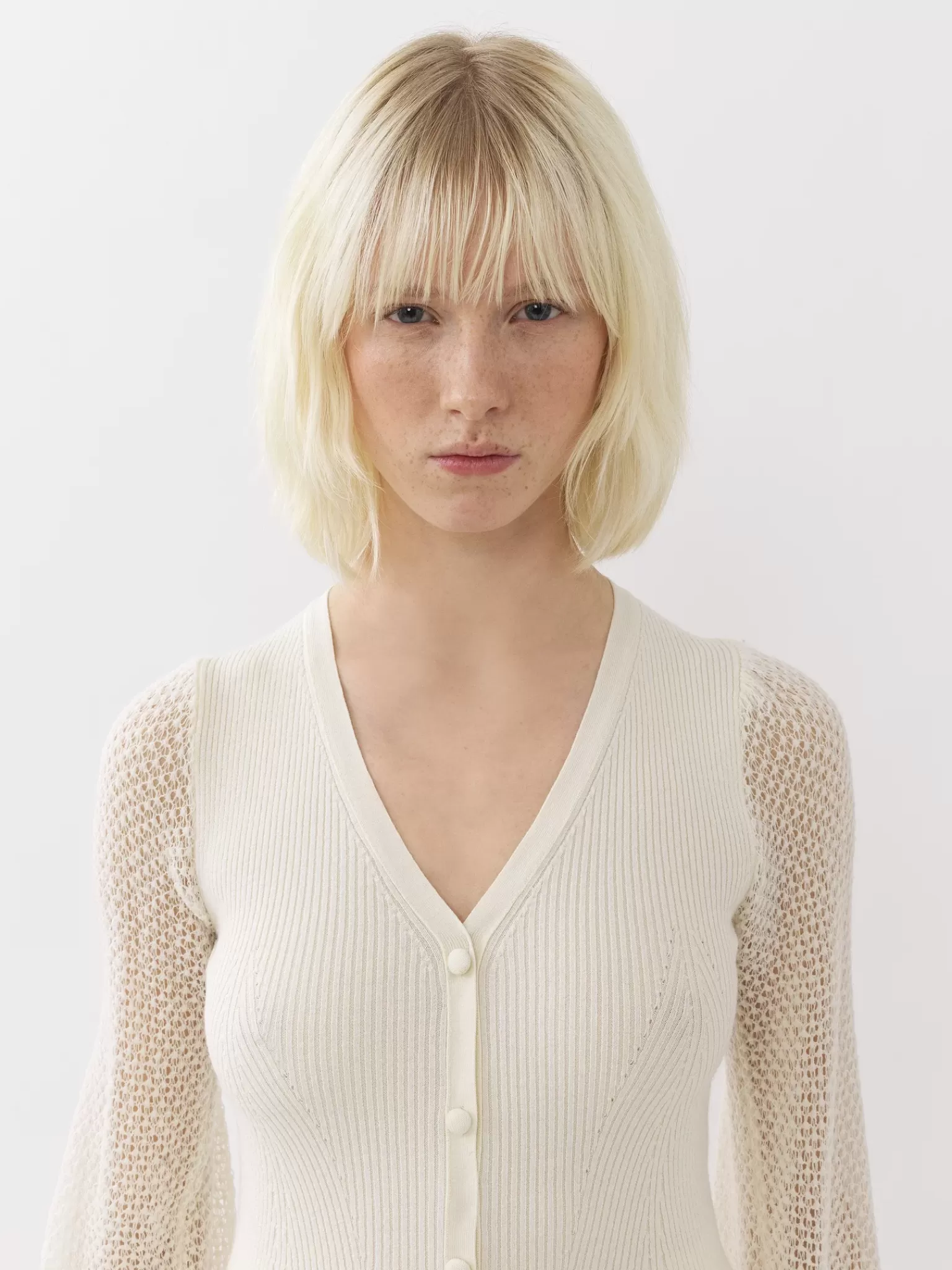 Femme Chloé Cardigan Col V Ajuste