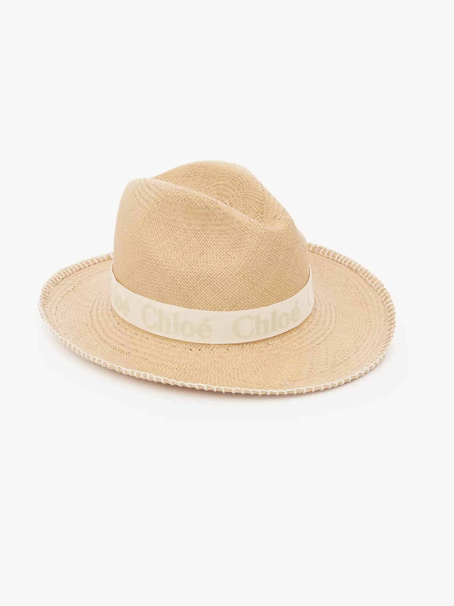 Femme Chloé Chapeau Panama Woody