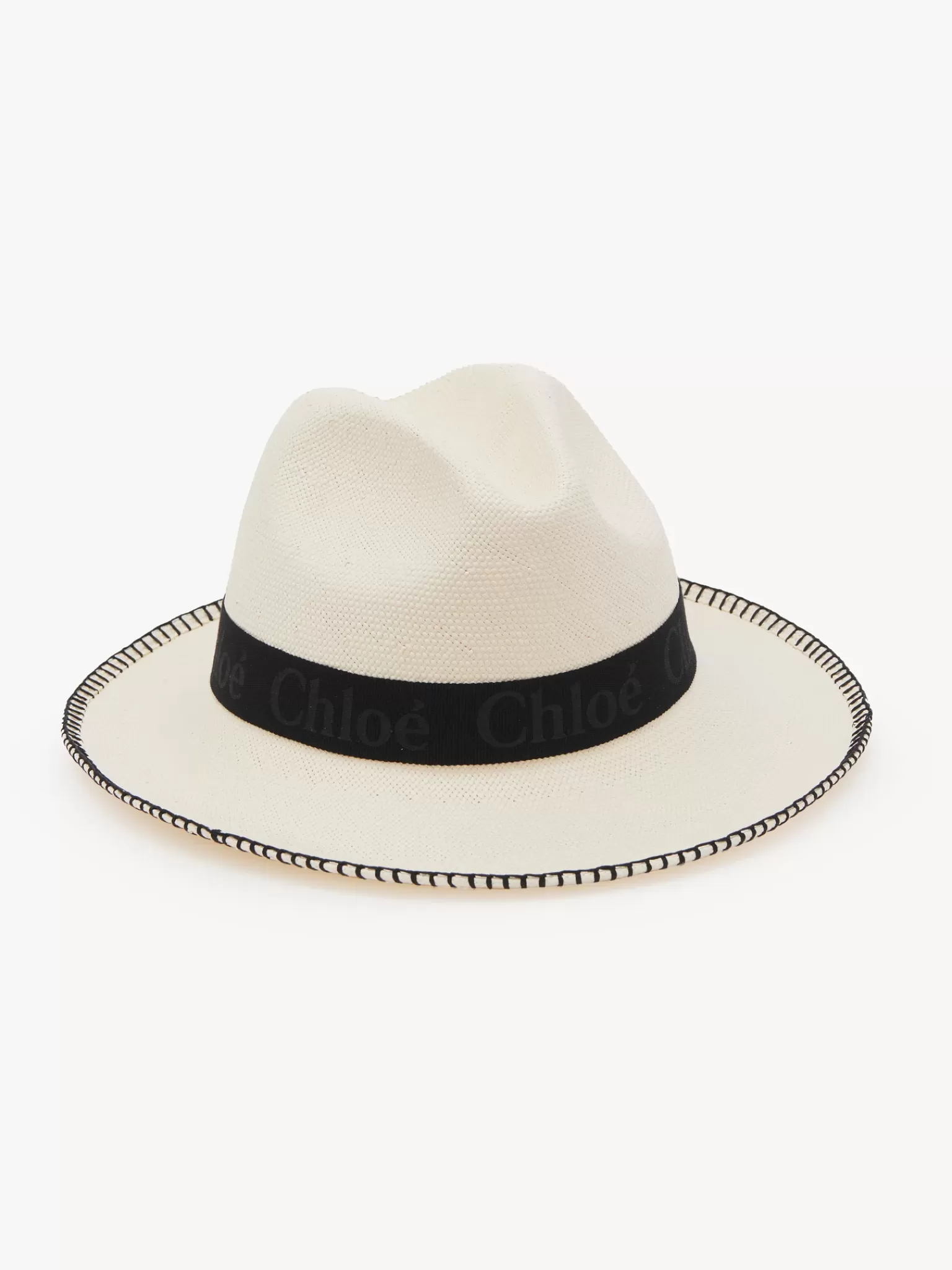 Femme Chloé Chapeau Panama Woody