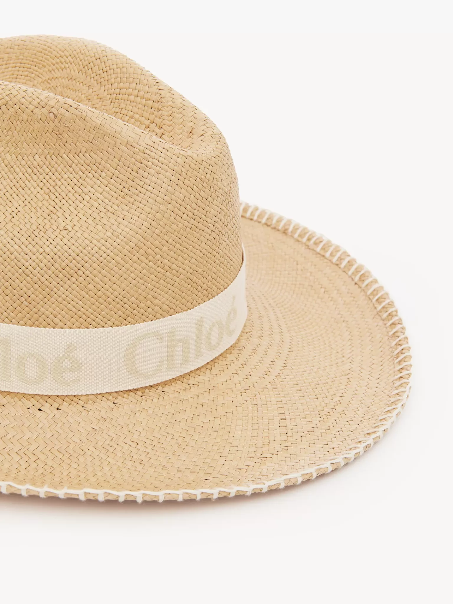 Femme Chloé Chapeau Panama Woody