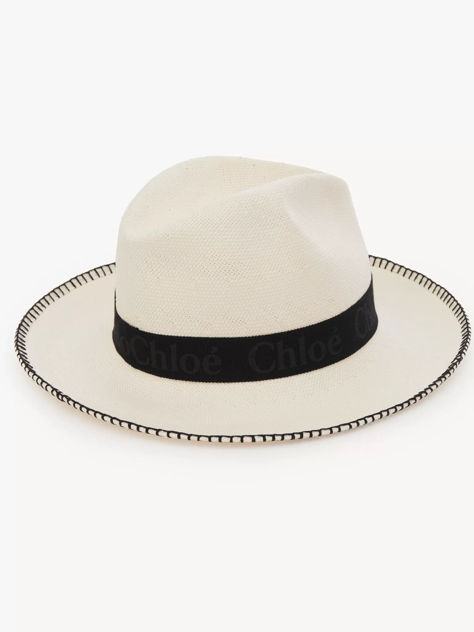 Femme Chloé Chapeau Panama Woody