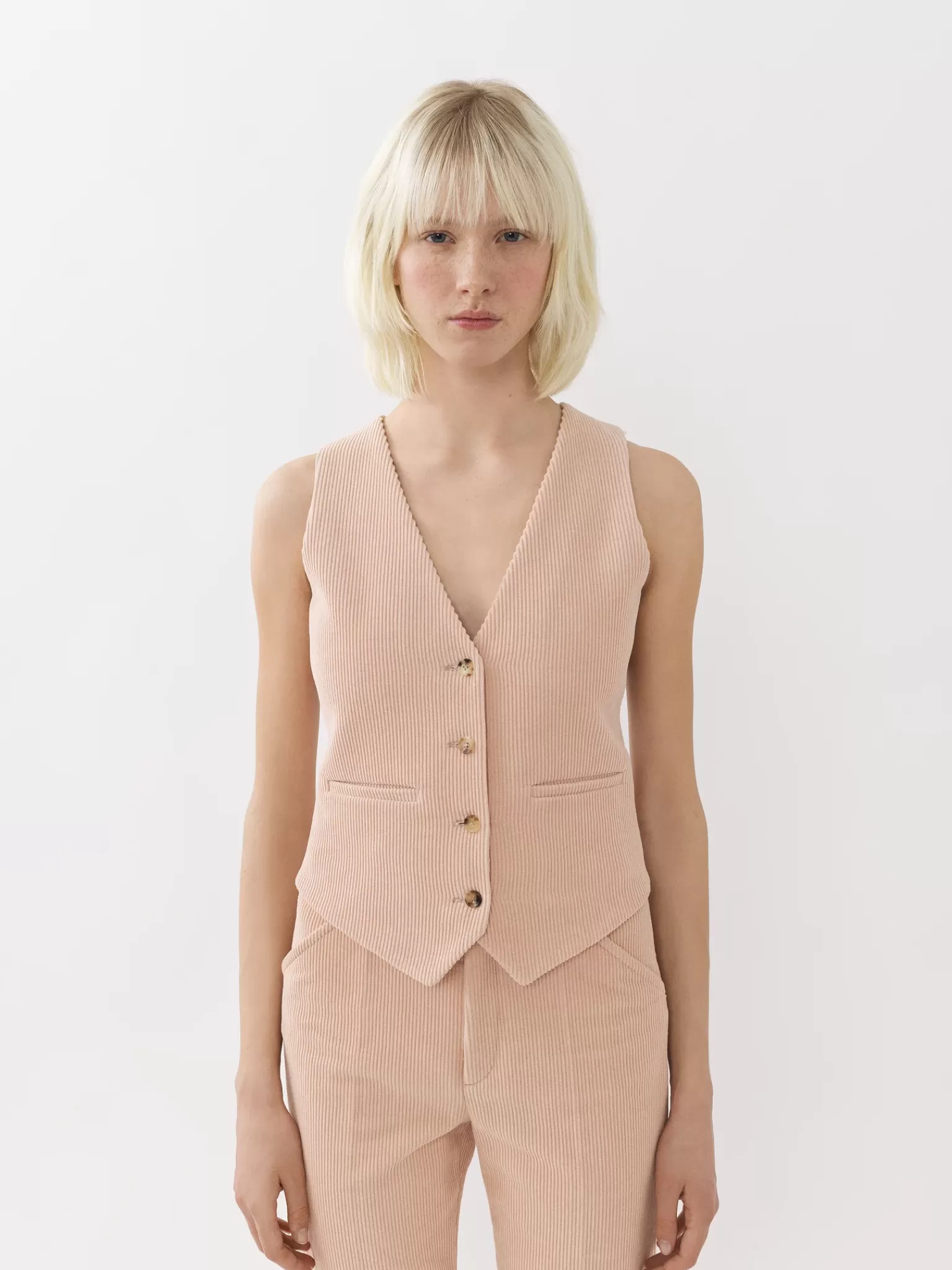 Femme Chloé Gilet D'Homme Classique