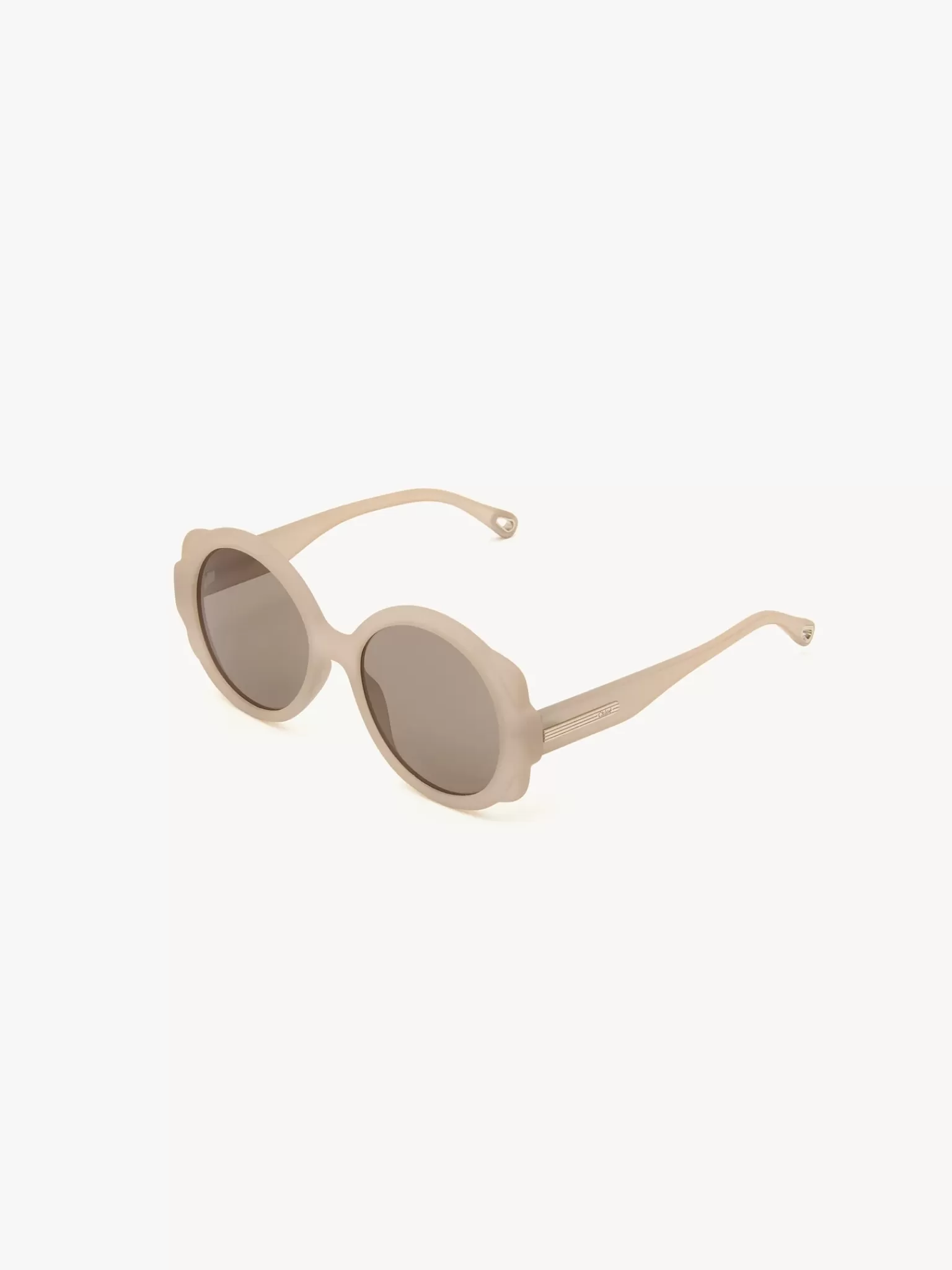 Femme Chloé Lunettes De Soleil Rondes Mirtha