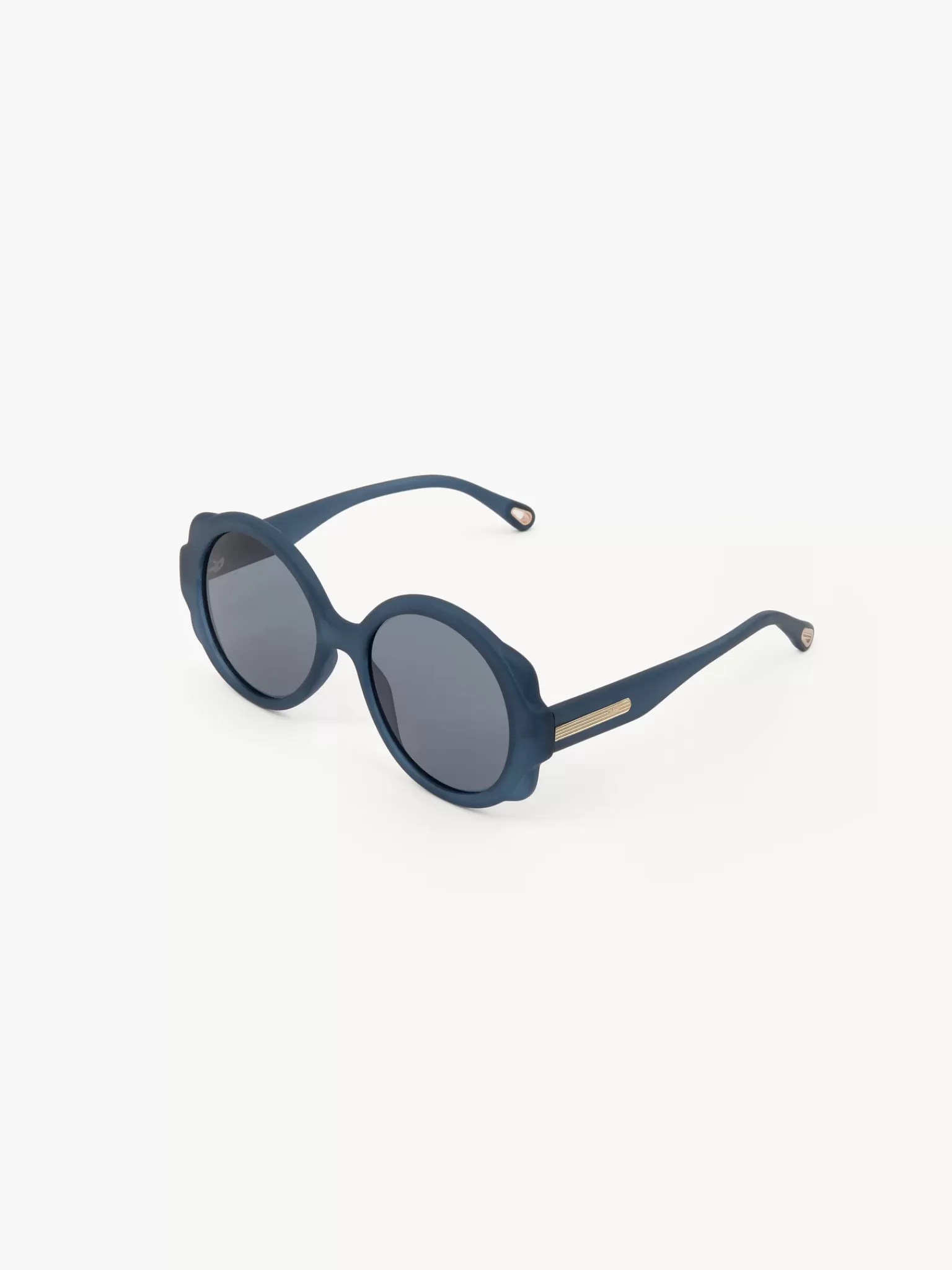 Femme Chloé Lunettes De Soleil Rondes Mirtha