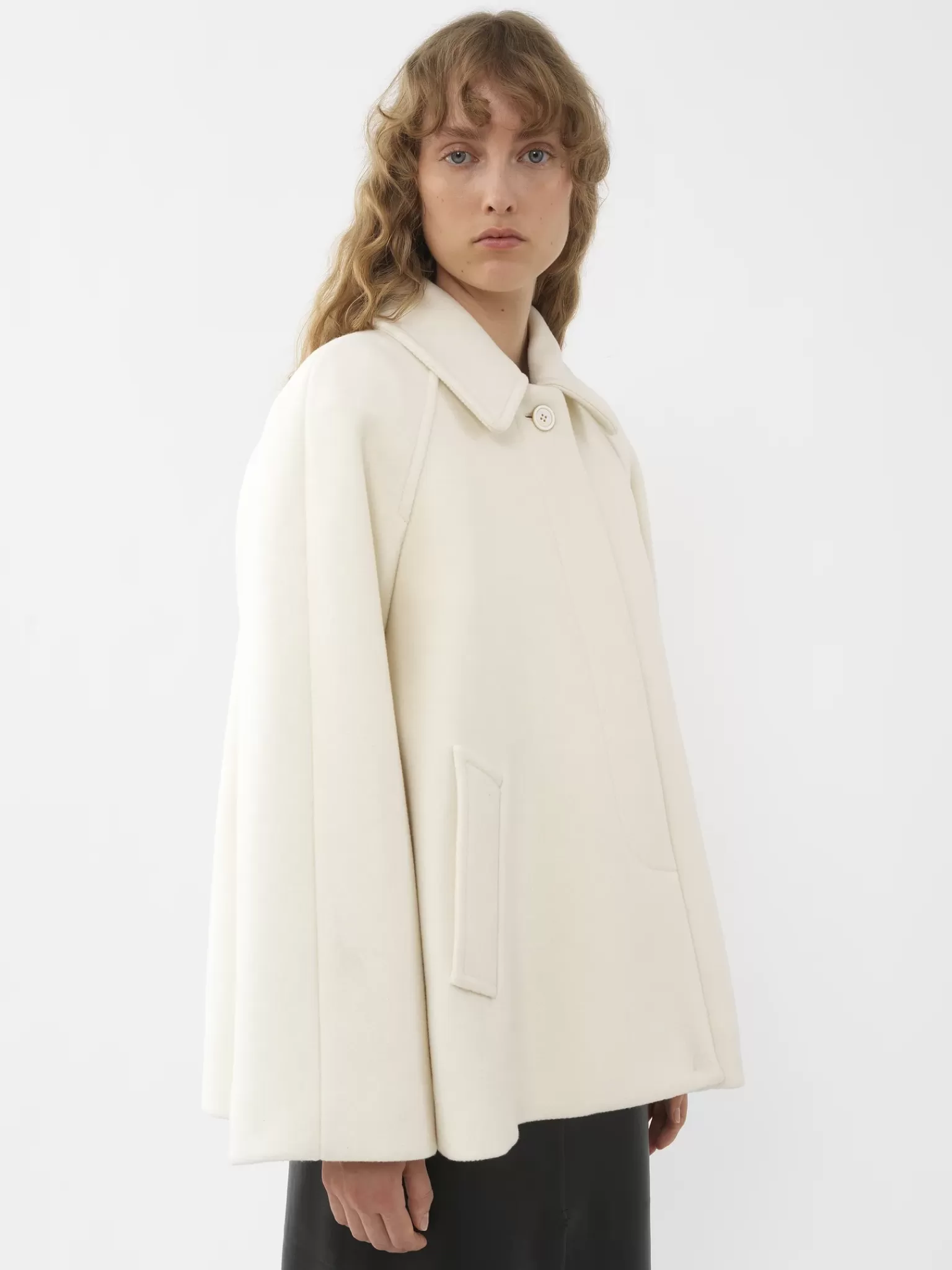 Femme Chloé Manteau Court Style Cape