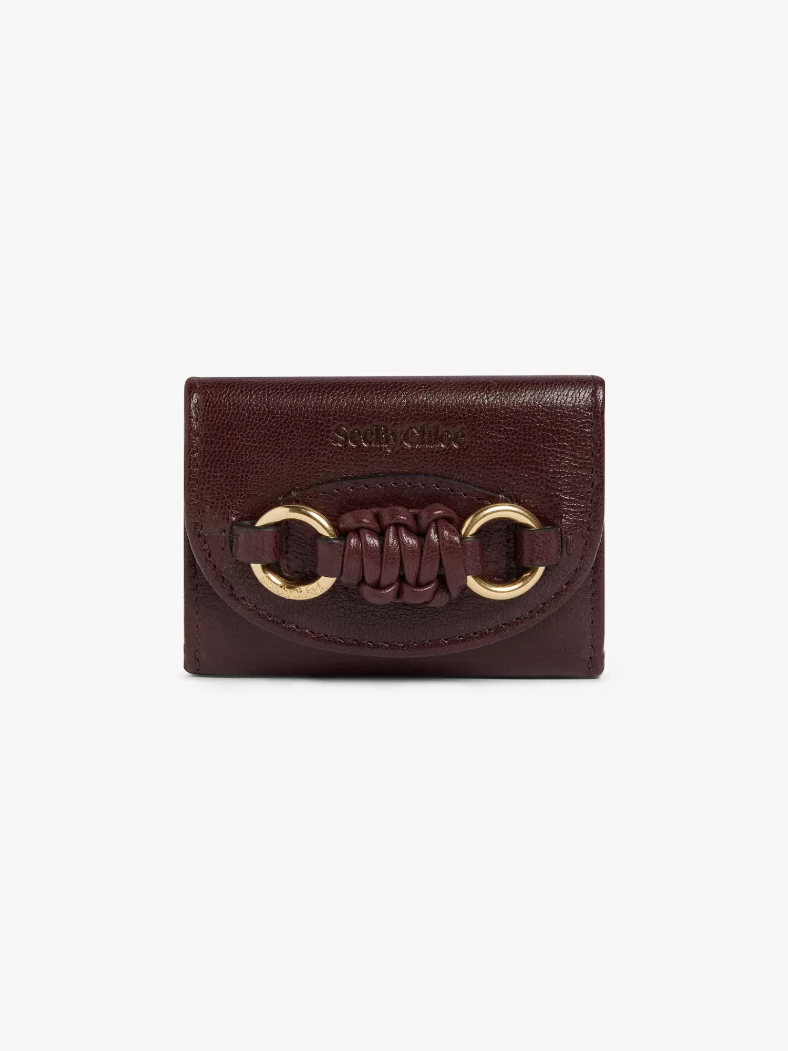 Femme Chloé Mini Portefeuille A Trois Volets Saddie