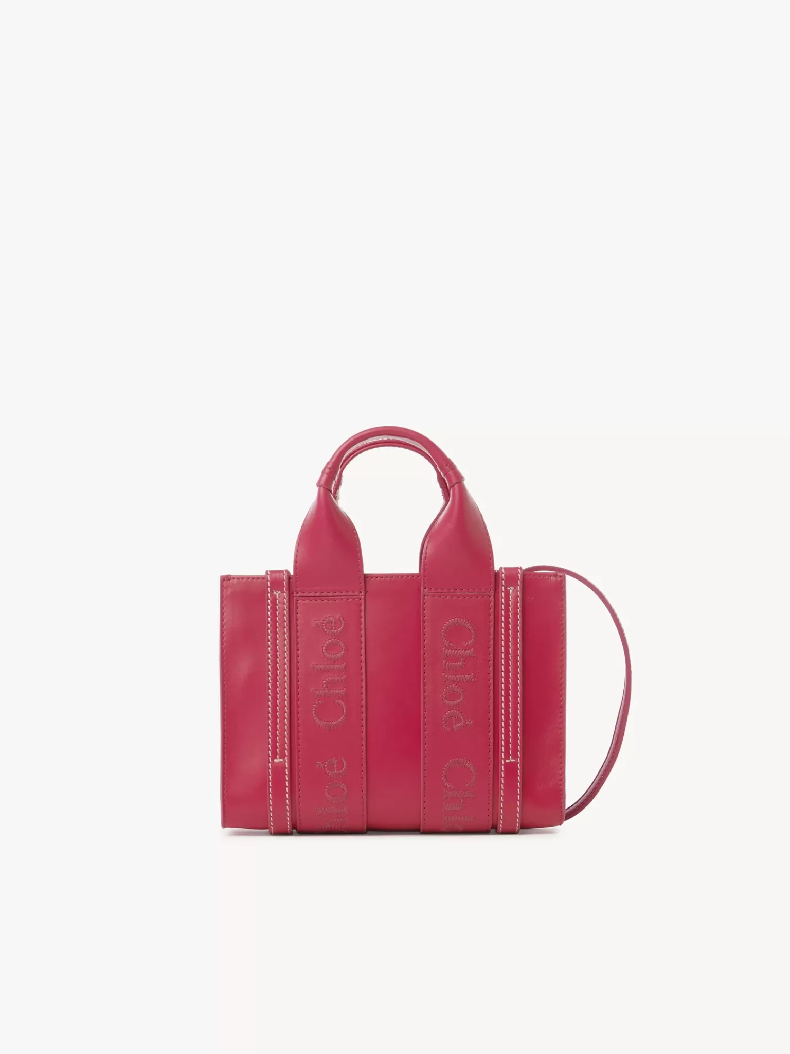 Femme Chloé Mini Sac Cabas Woody A Bandoulière