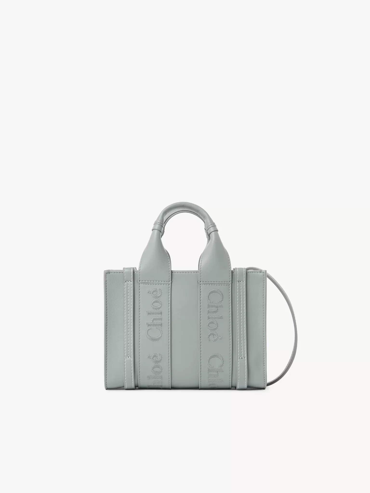 Femme Chloé Mini Sac Cabas Woody A Bandoulière