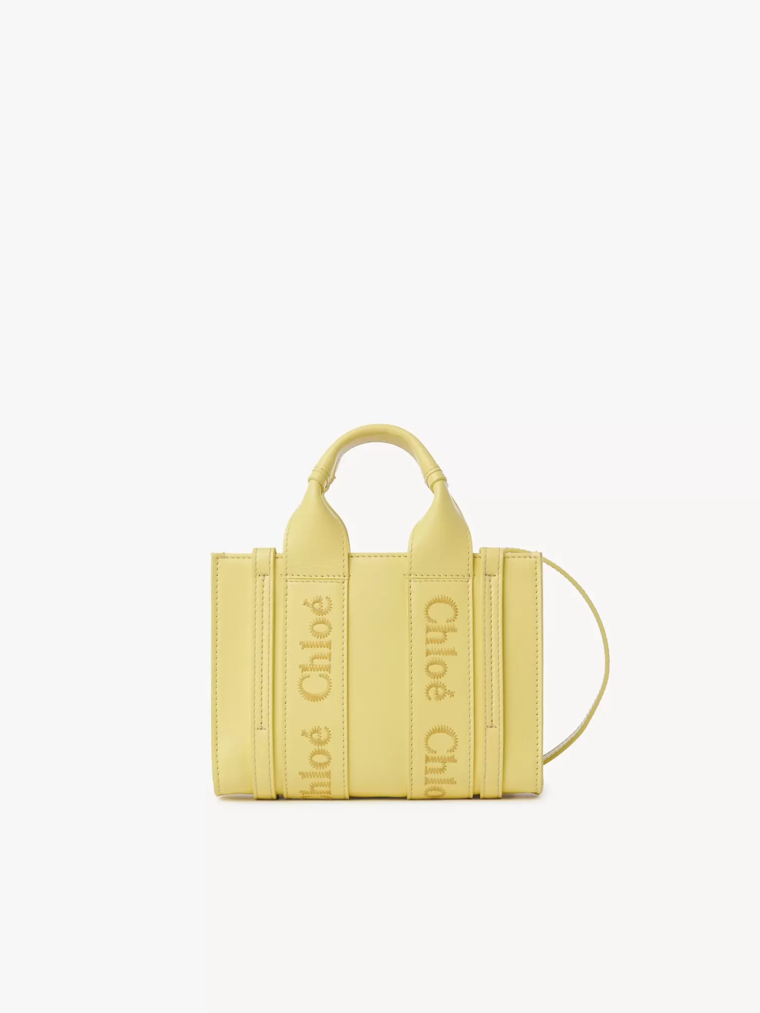 Femme Chloé Mini Sac Cabas Woody A Bandoulière