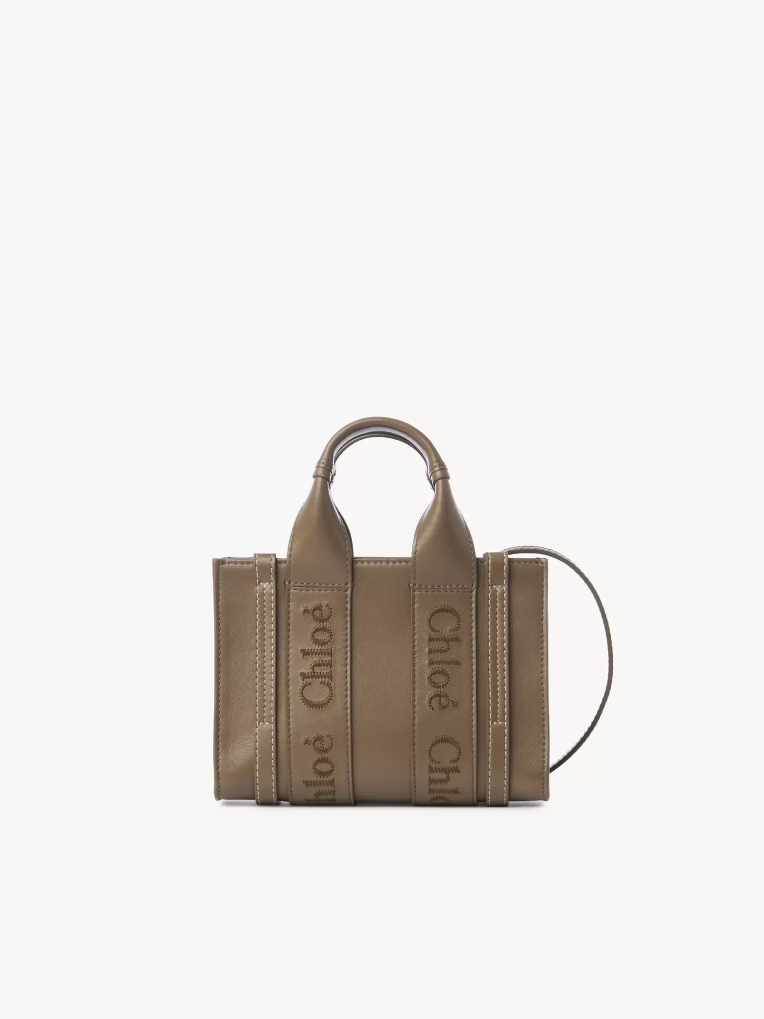 Femme Chloé Mini Sac Cabas Woody A Bandoulière