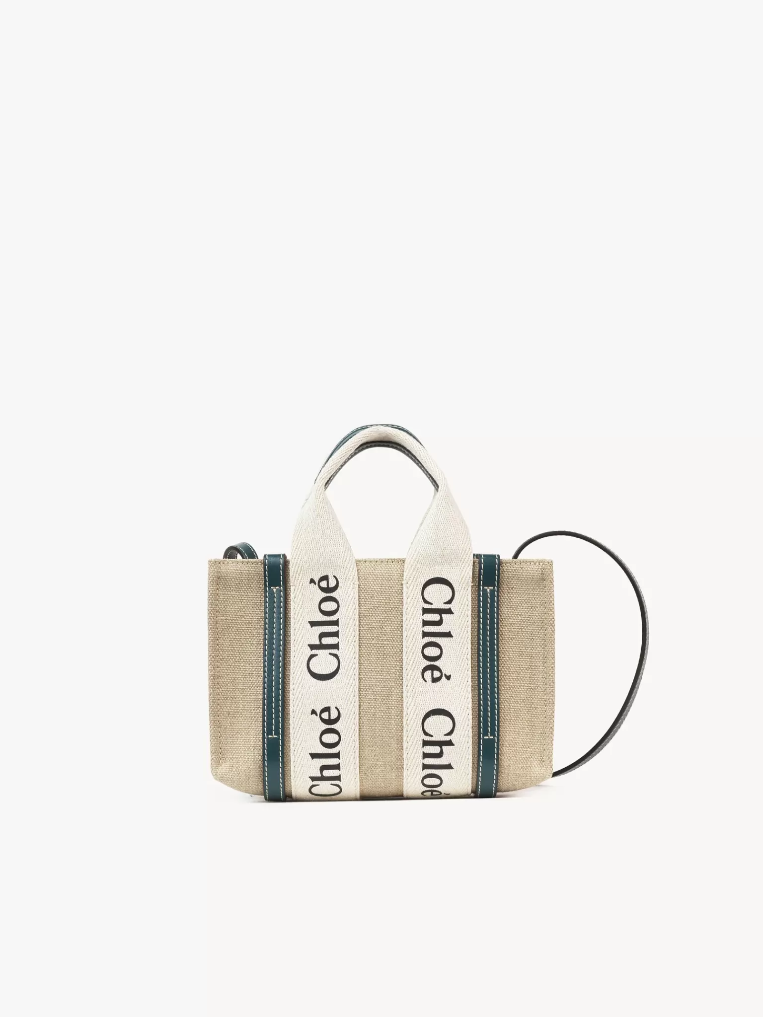 Femme Chloé Mini Sac Cabas Woody A Bandoulière