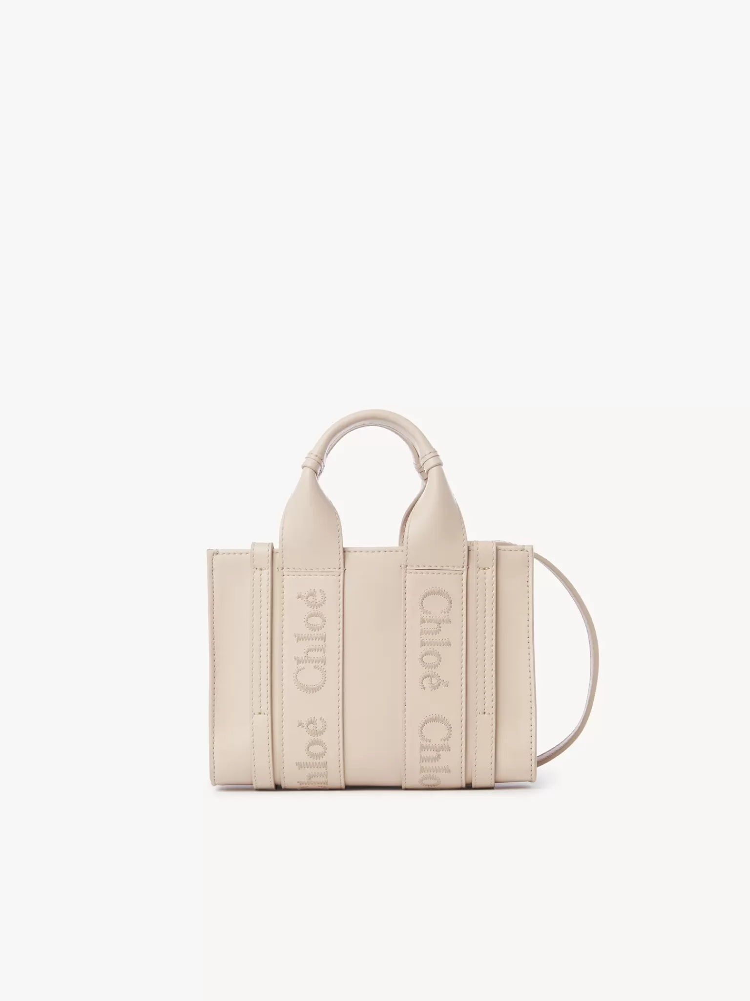 Femme Chloé Mini Sac Cabas Woody A Bandoulière