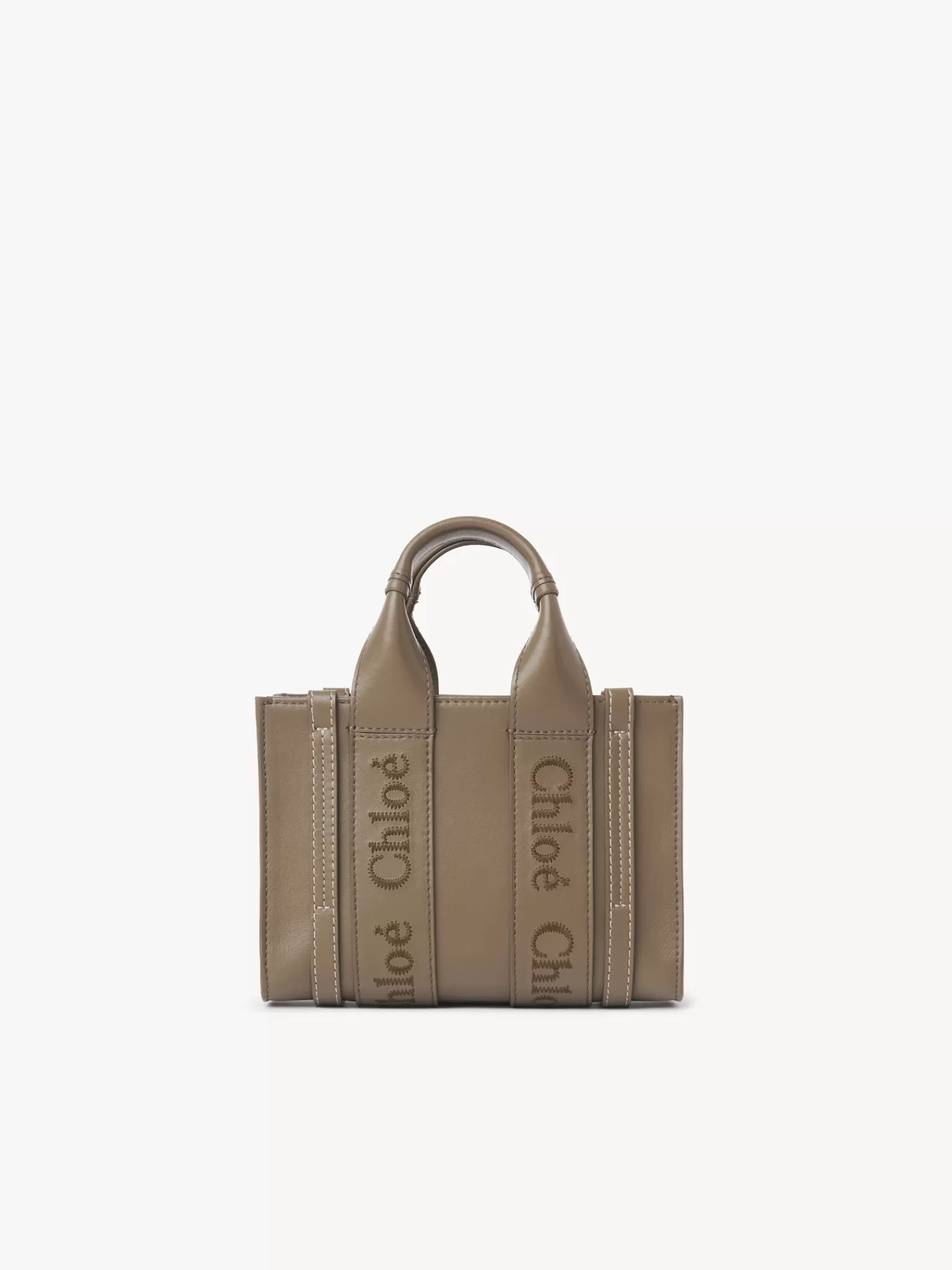 Femme Chloé Mini Sac Cabas Woody A Bandoulière