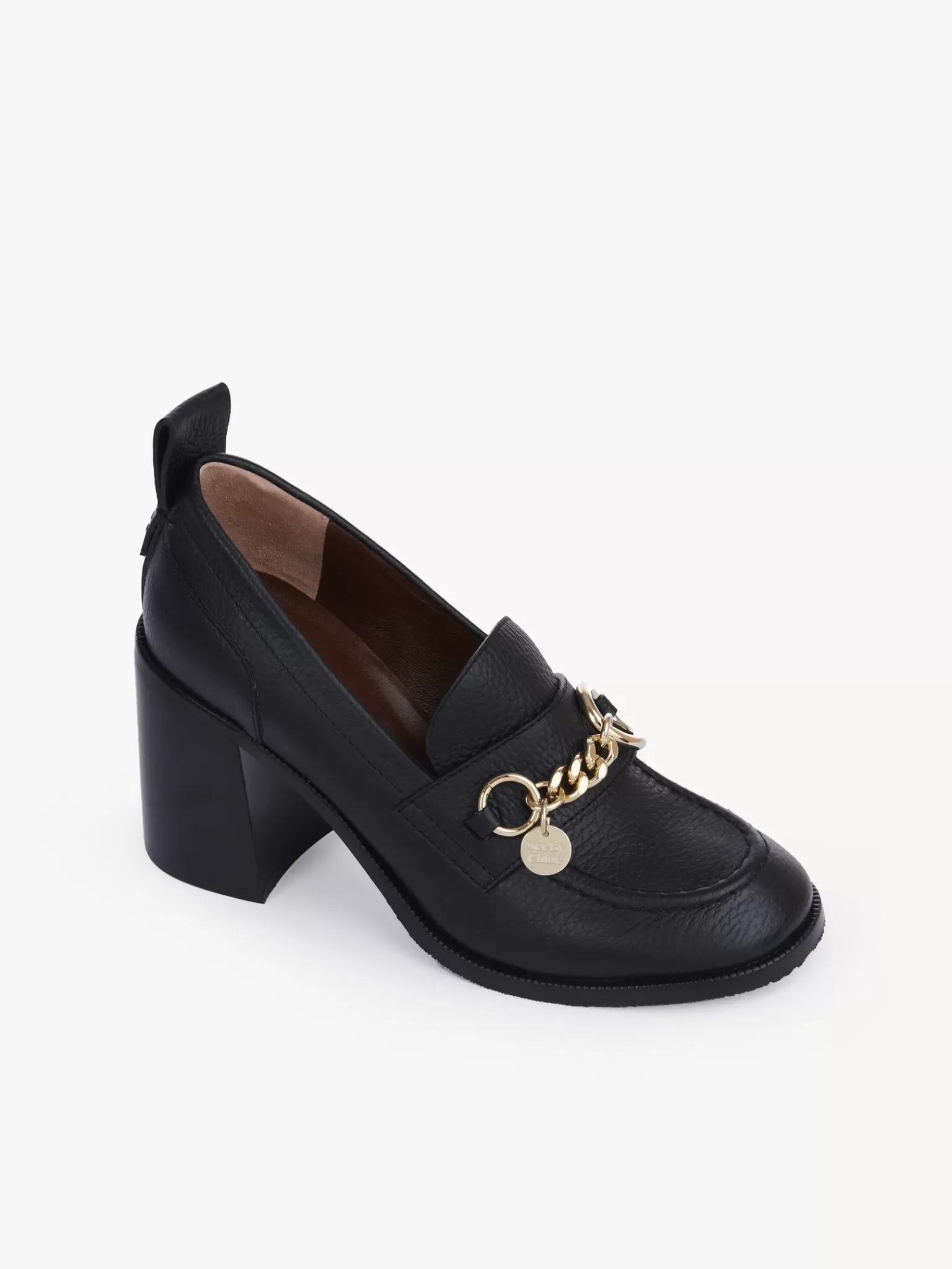 Femme Chloé Mocassins A Talon Aryel