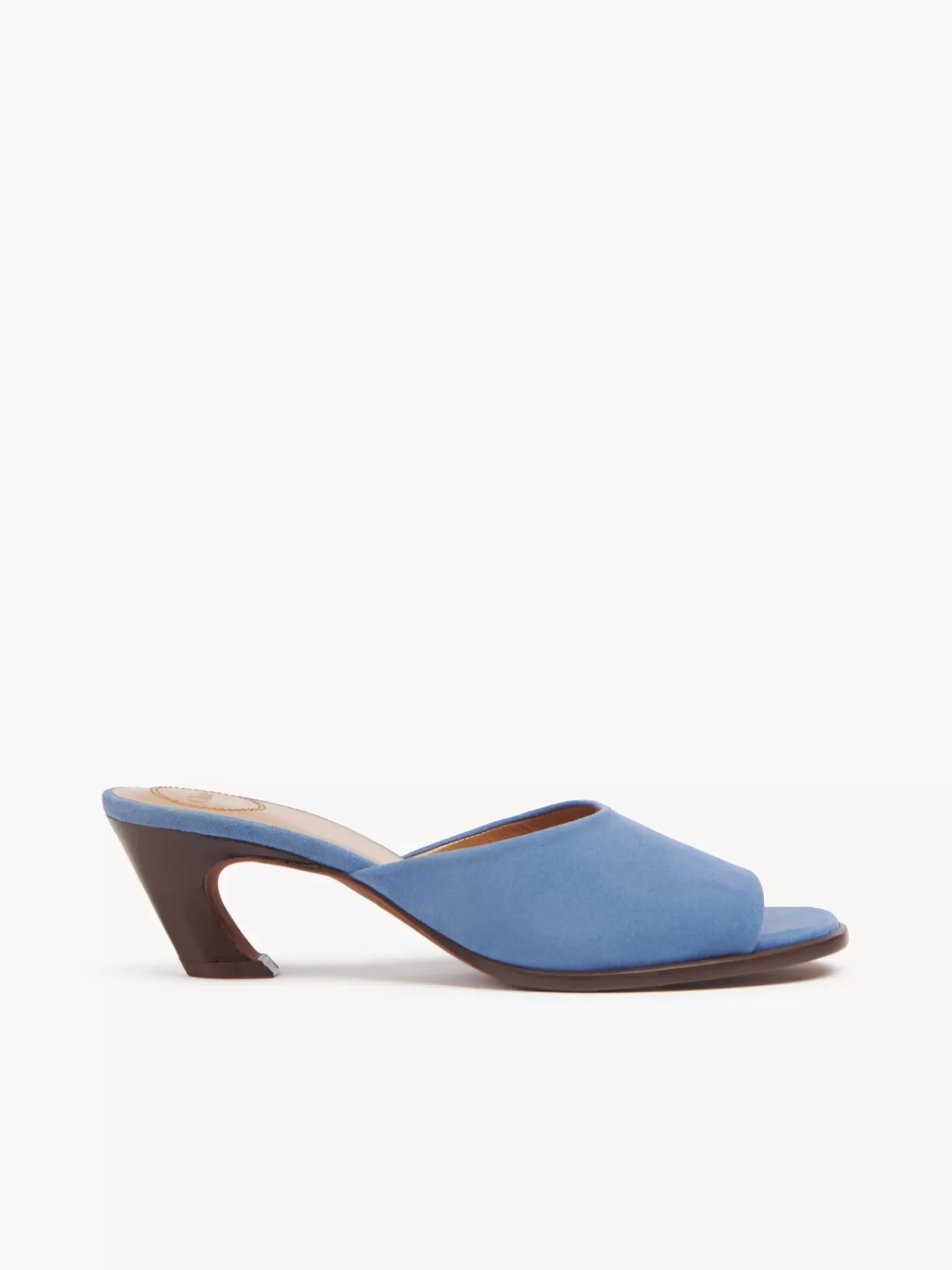 Femme Chloé Mules A Talon Oli