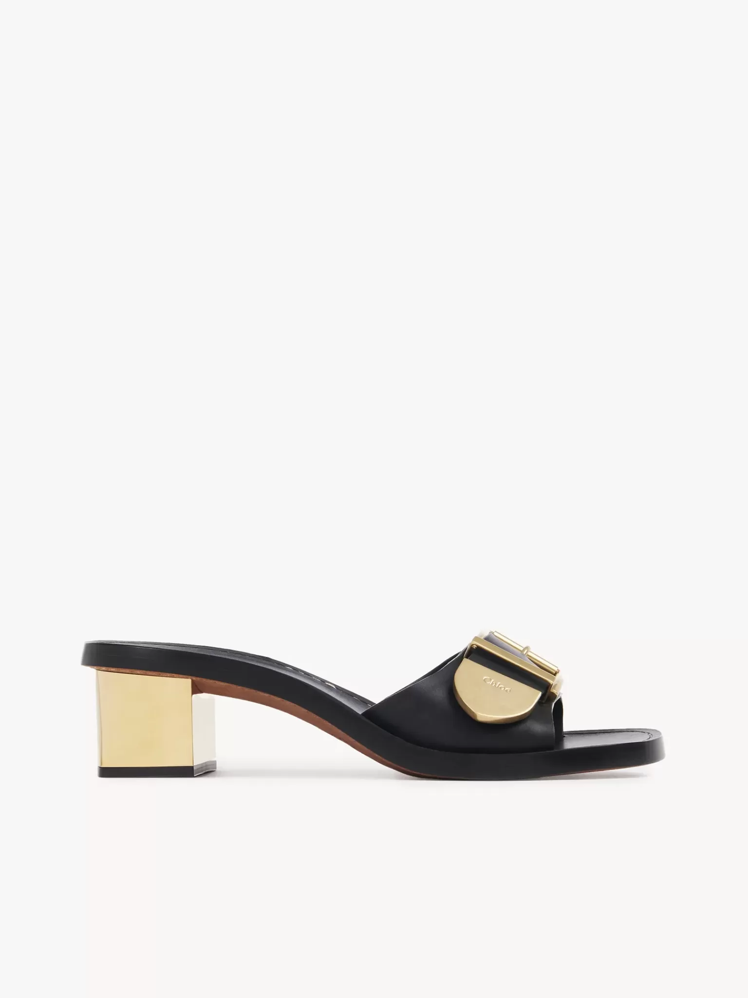 Femme Chloé Mules A Talon Rebecca