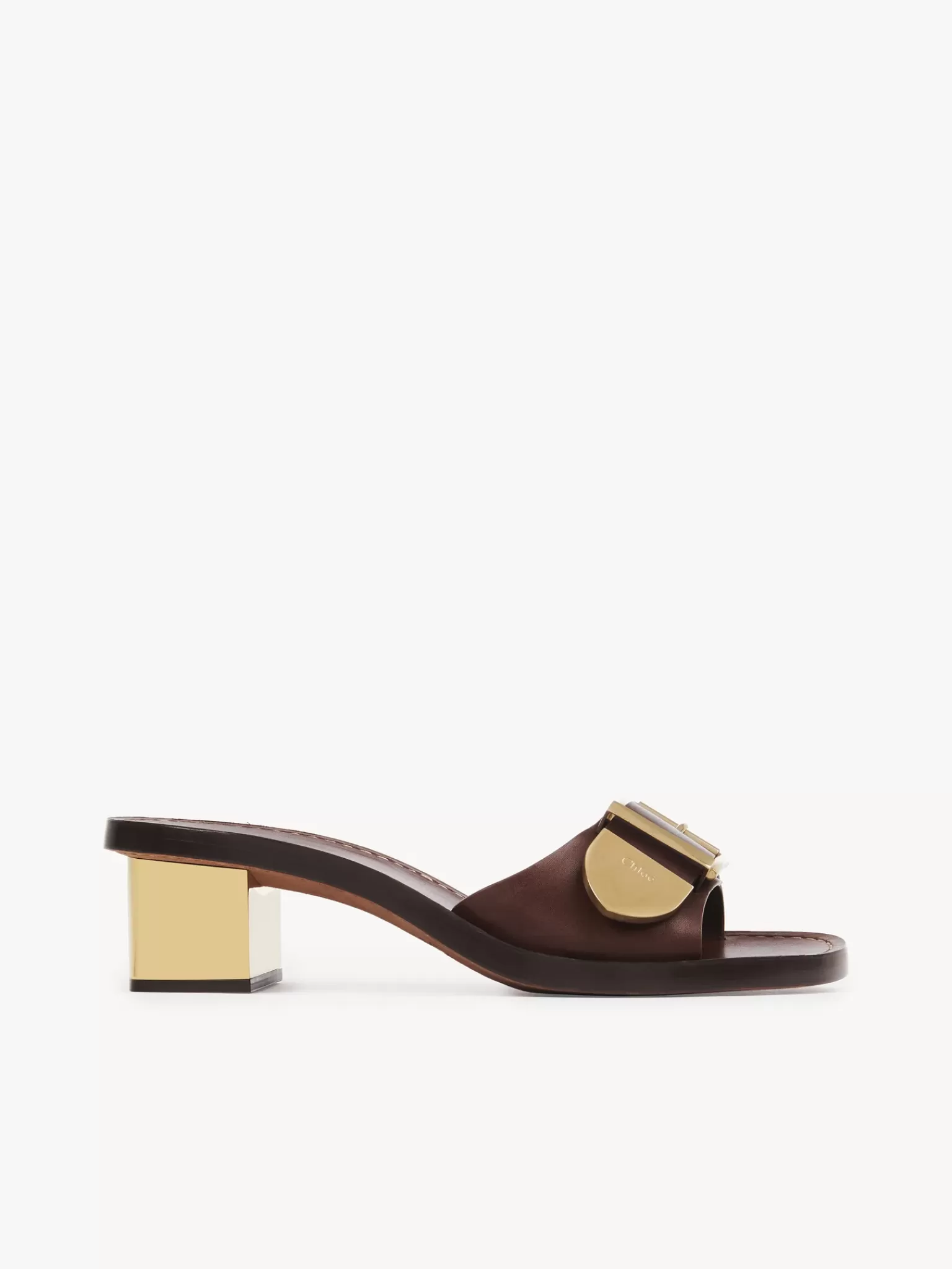 Femme Chloé Mules A Talon Rebecca