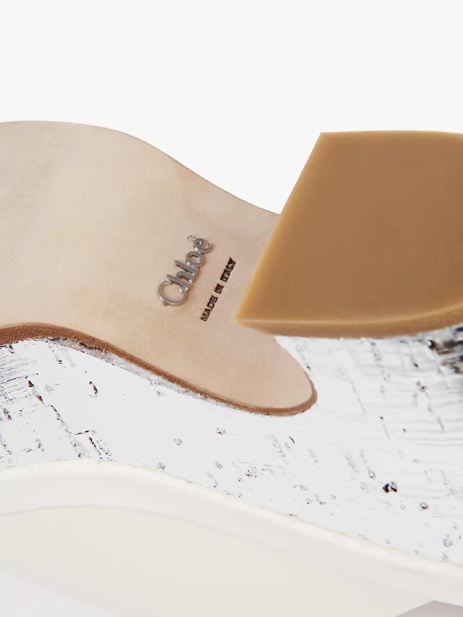 Femme Chloé Mules Compensees Oli