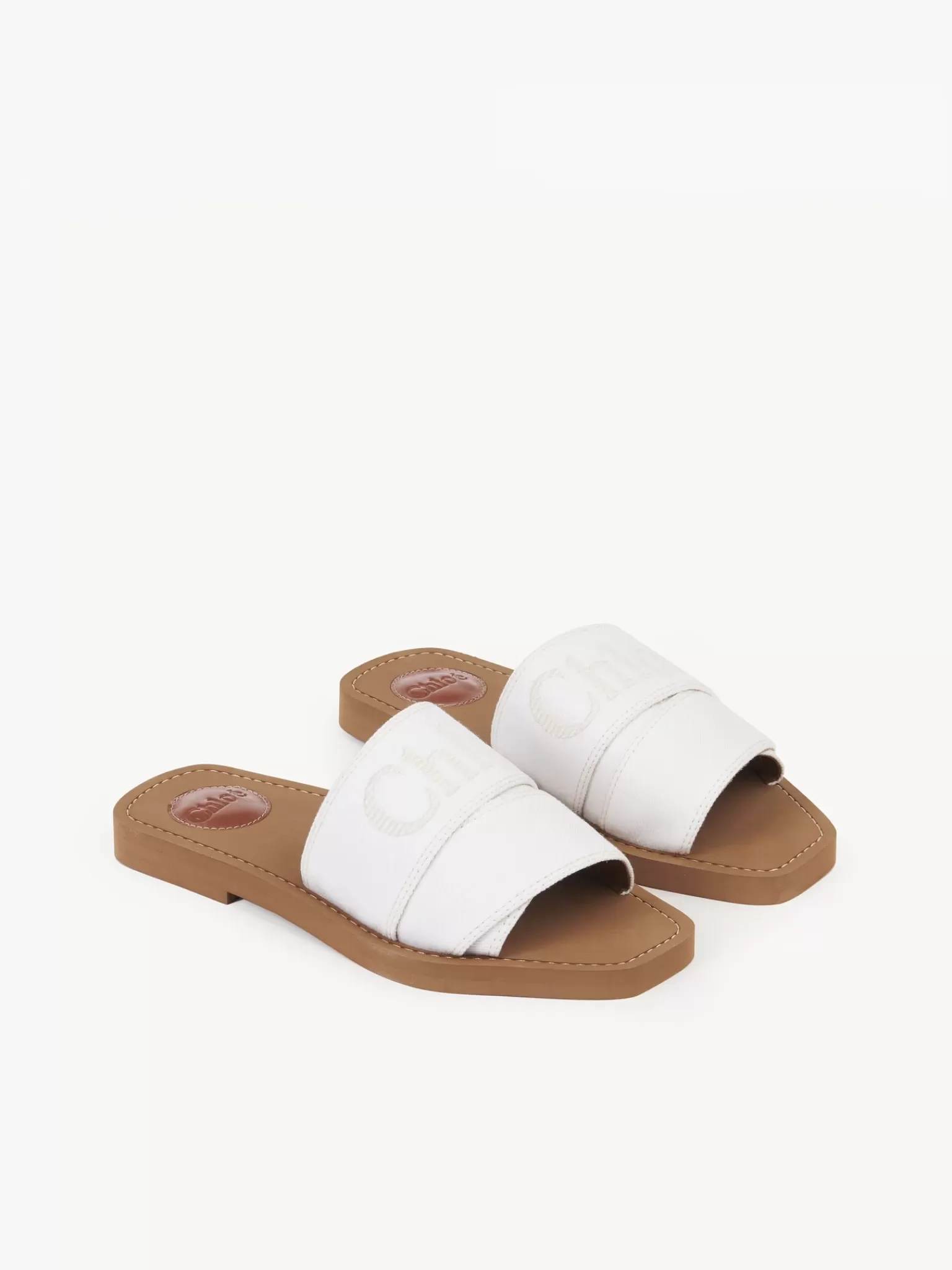 Femme Chloé Mules Plates Woody