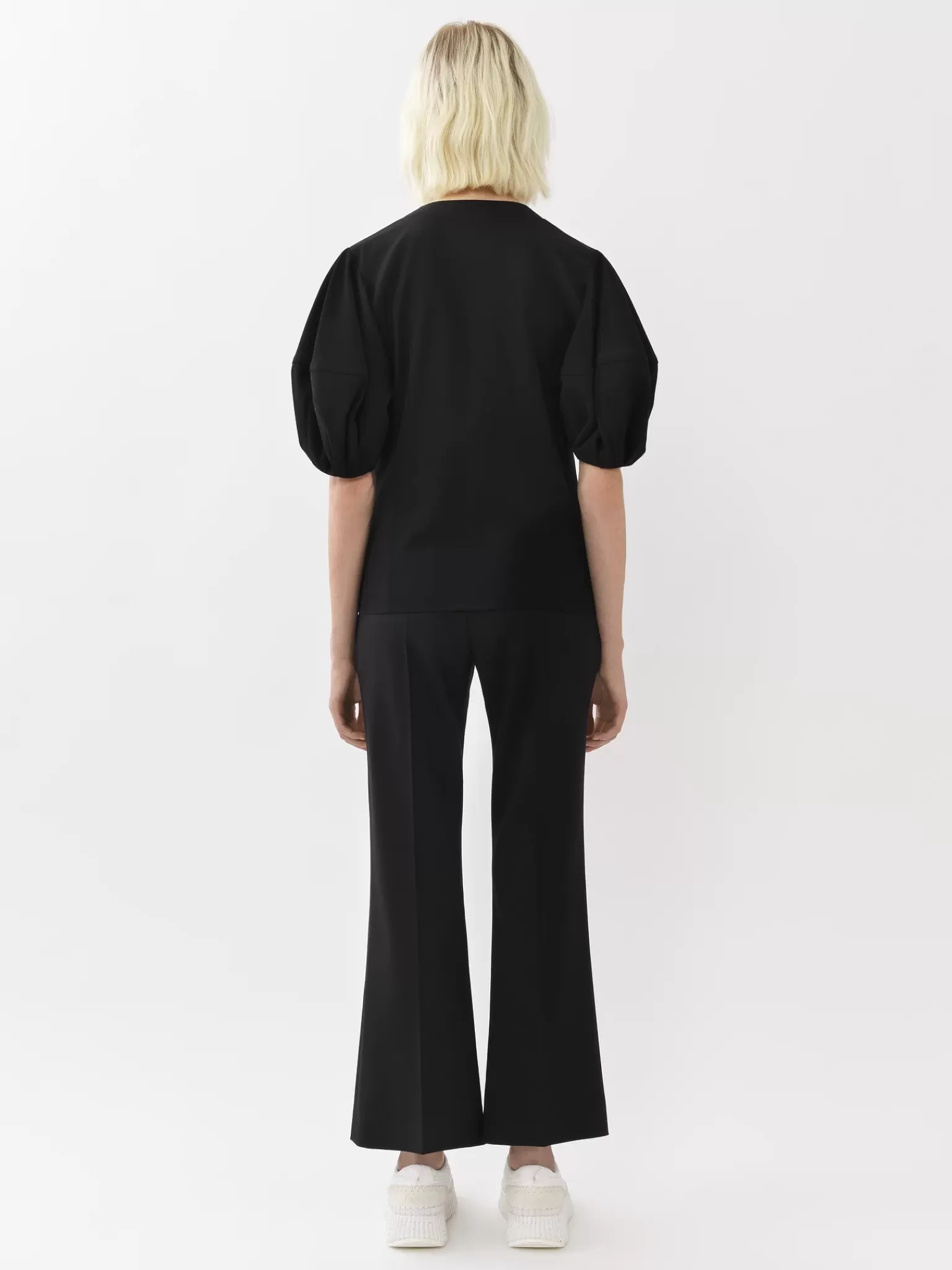 Femme Chloé Pantalon Bootcut Court