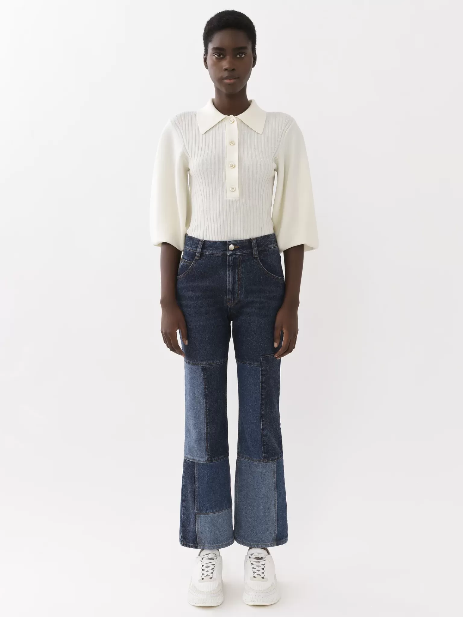 Femme Chloé Pantalon Court Evase