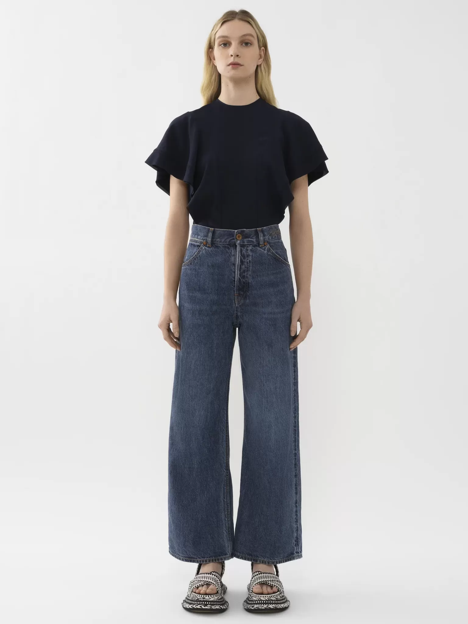 Femme Chloé Pantalon Court Large « Stromboli »