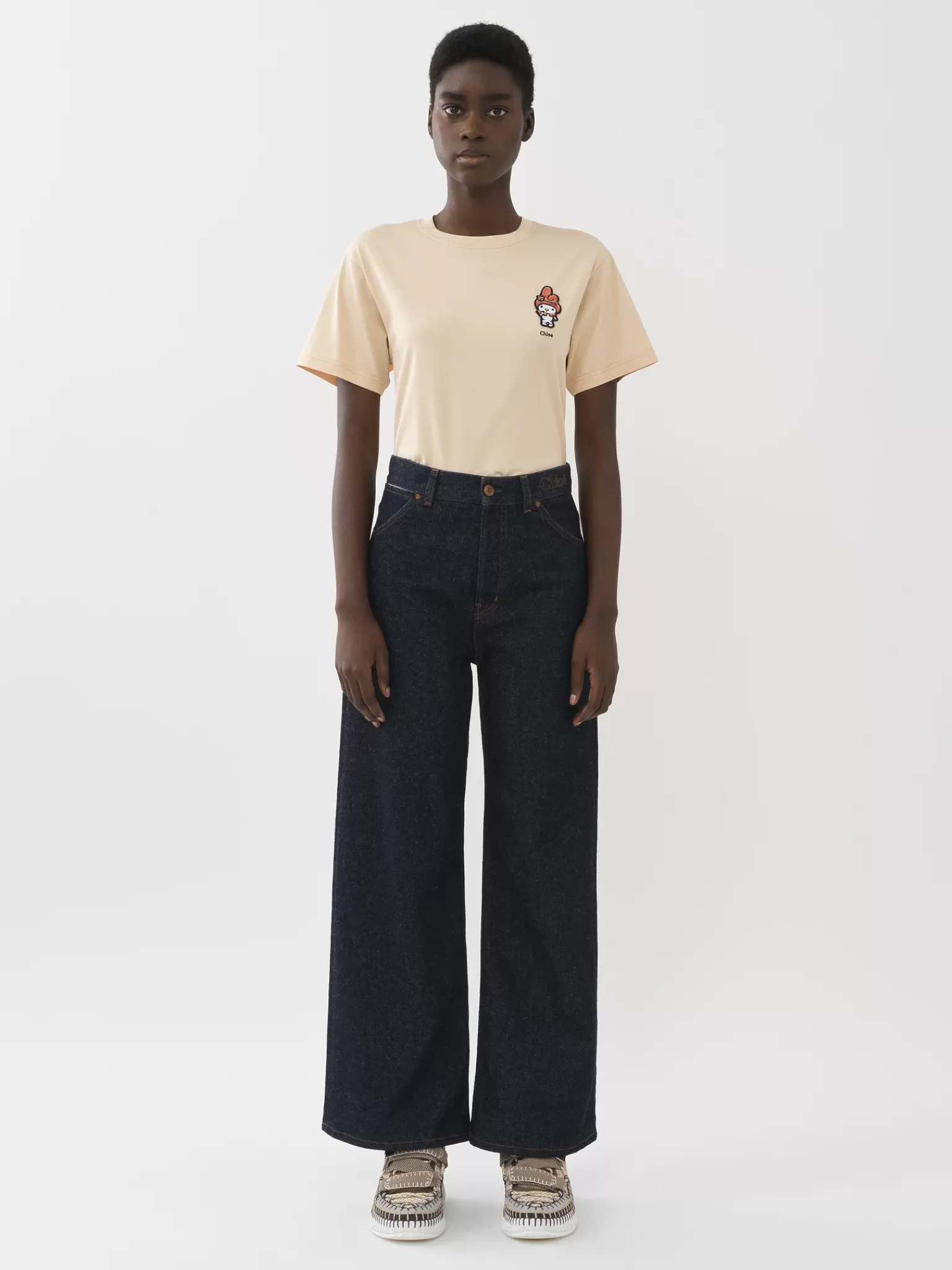 Femme Chloé Pantalon Court Large « Stromboli »