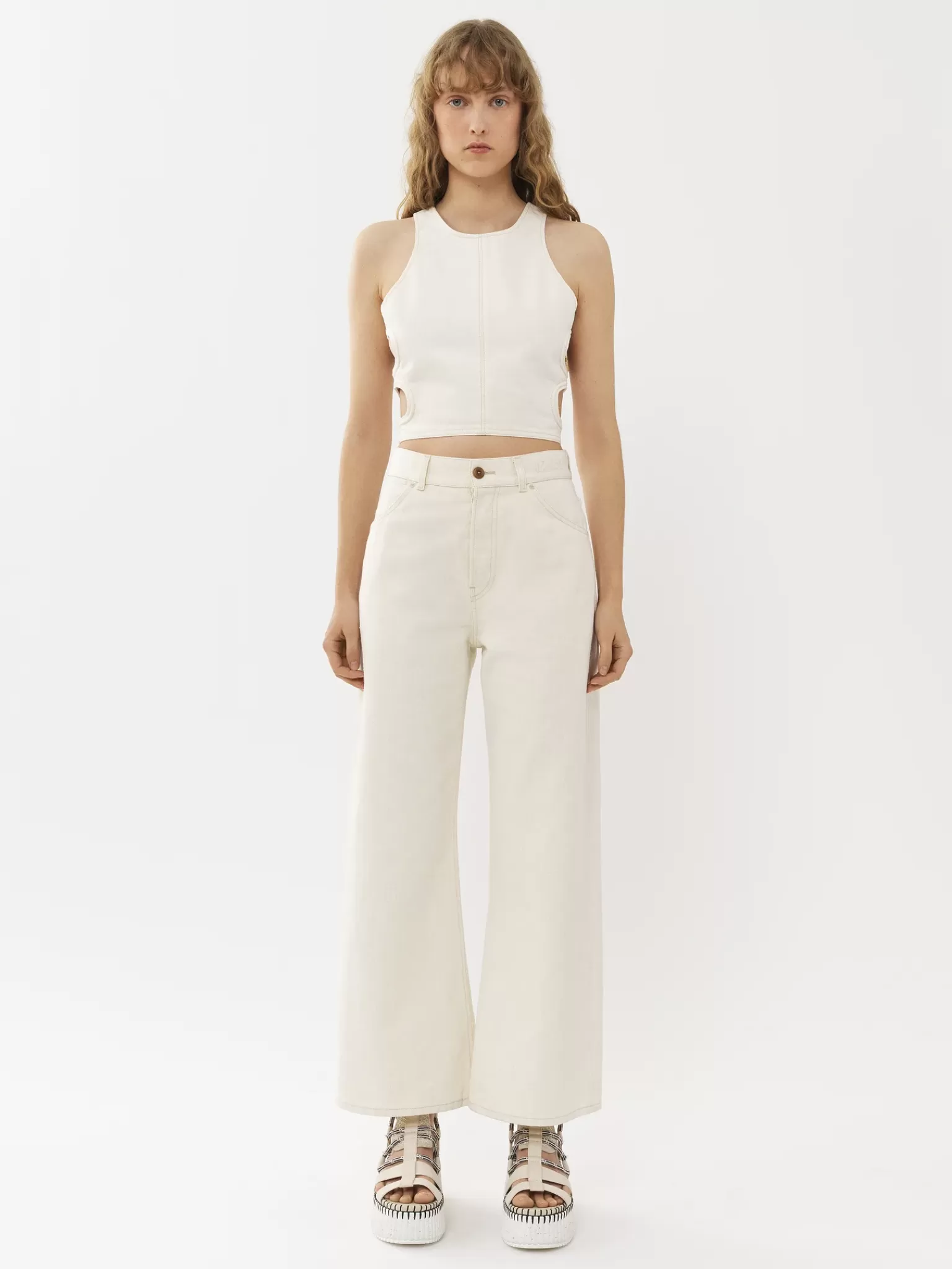 Femme Chloé Pantalon Court Large « Stromboli »