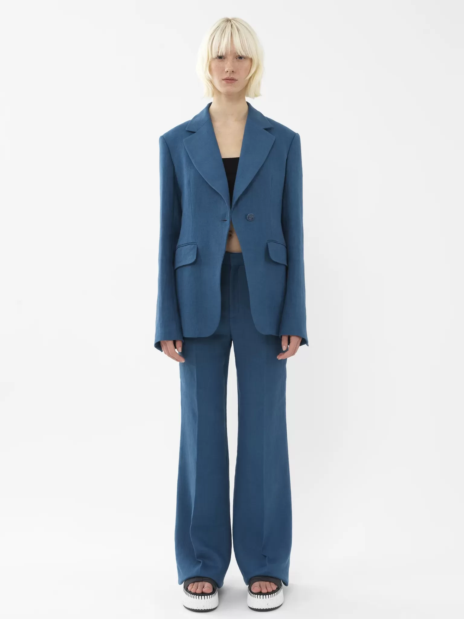 Femme Chloé Pantalon De Costume Evase