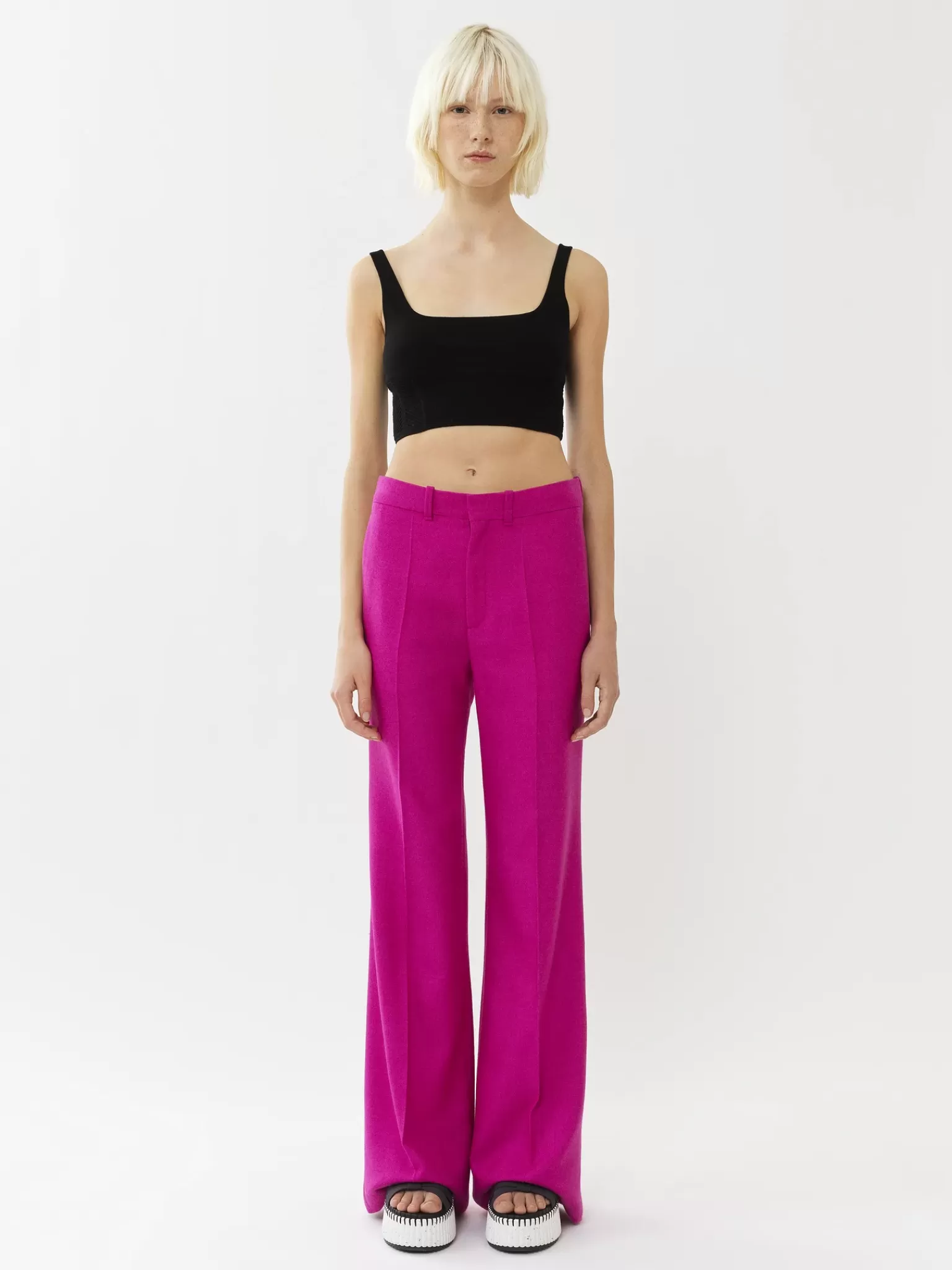 Femme Chloé Pantalon De Costume Evase