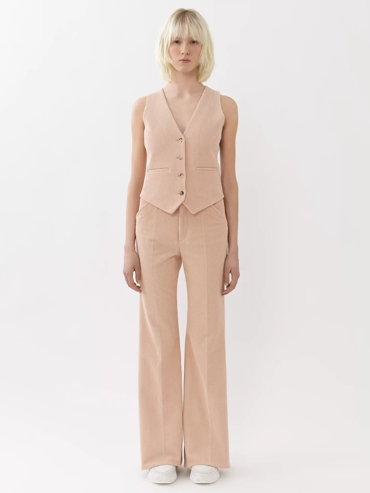 Femme Chloé Pantalon De Costume Evase