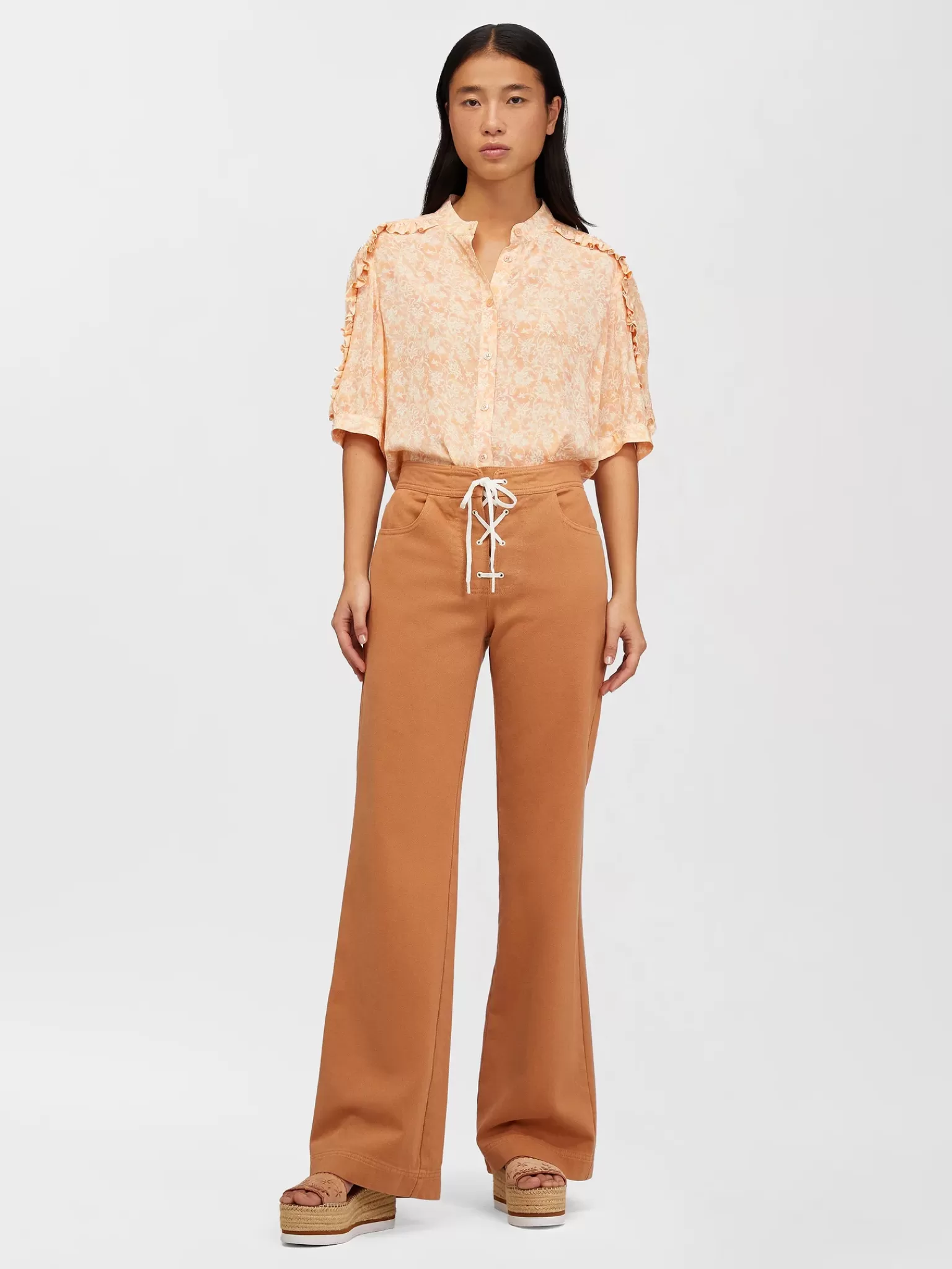 Femme Chloé Pantalon Evase