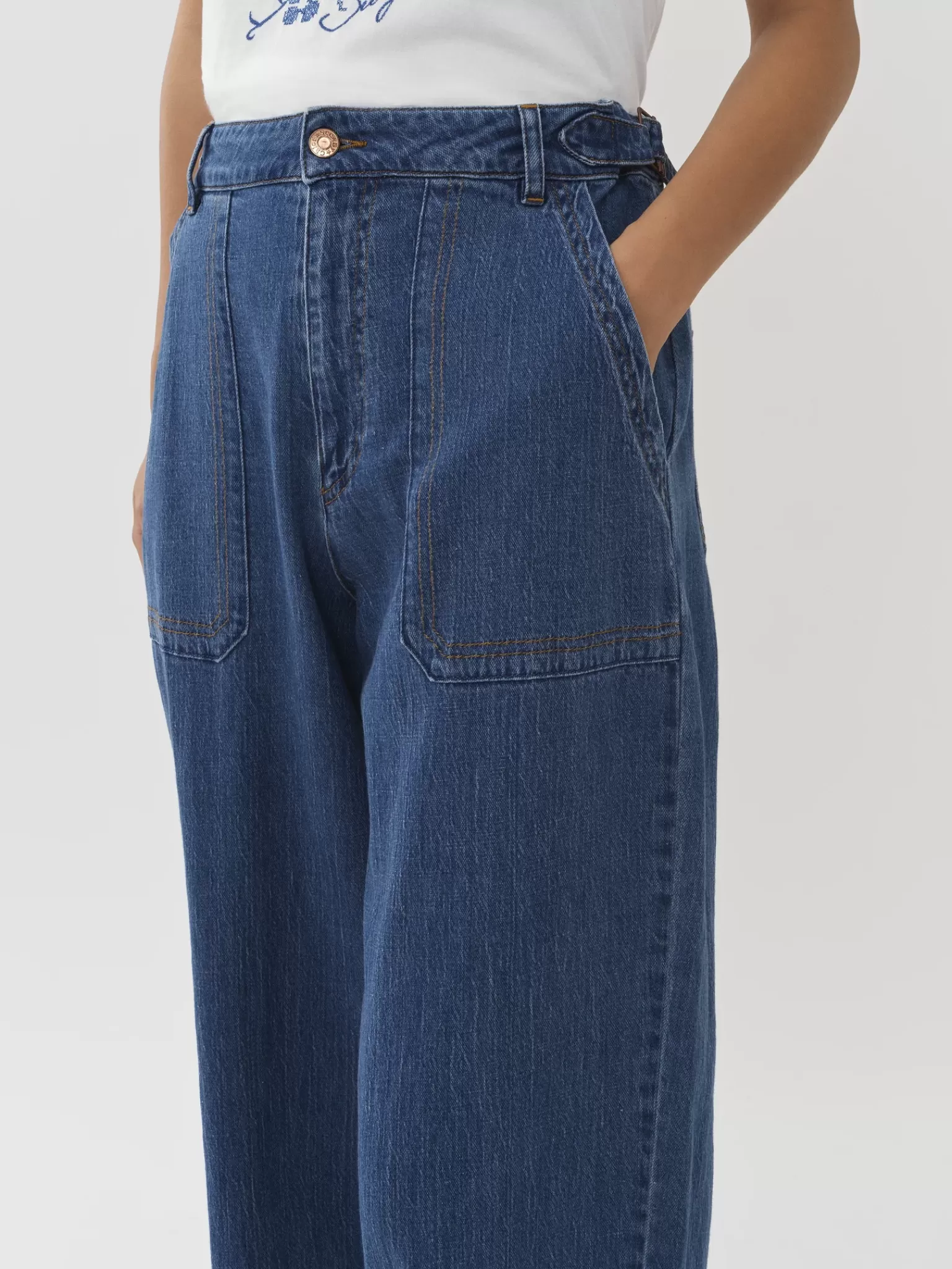 Femme Chloé Pantalon Large