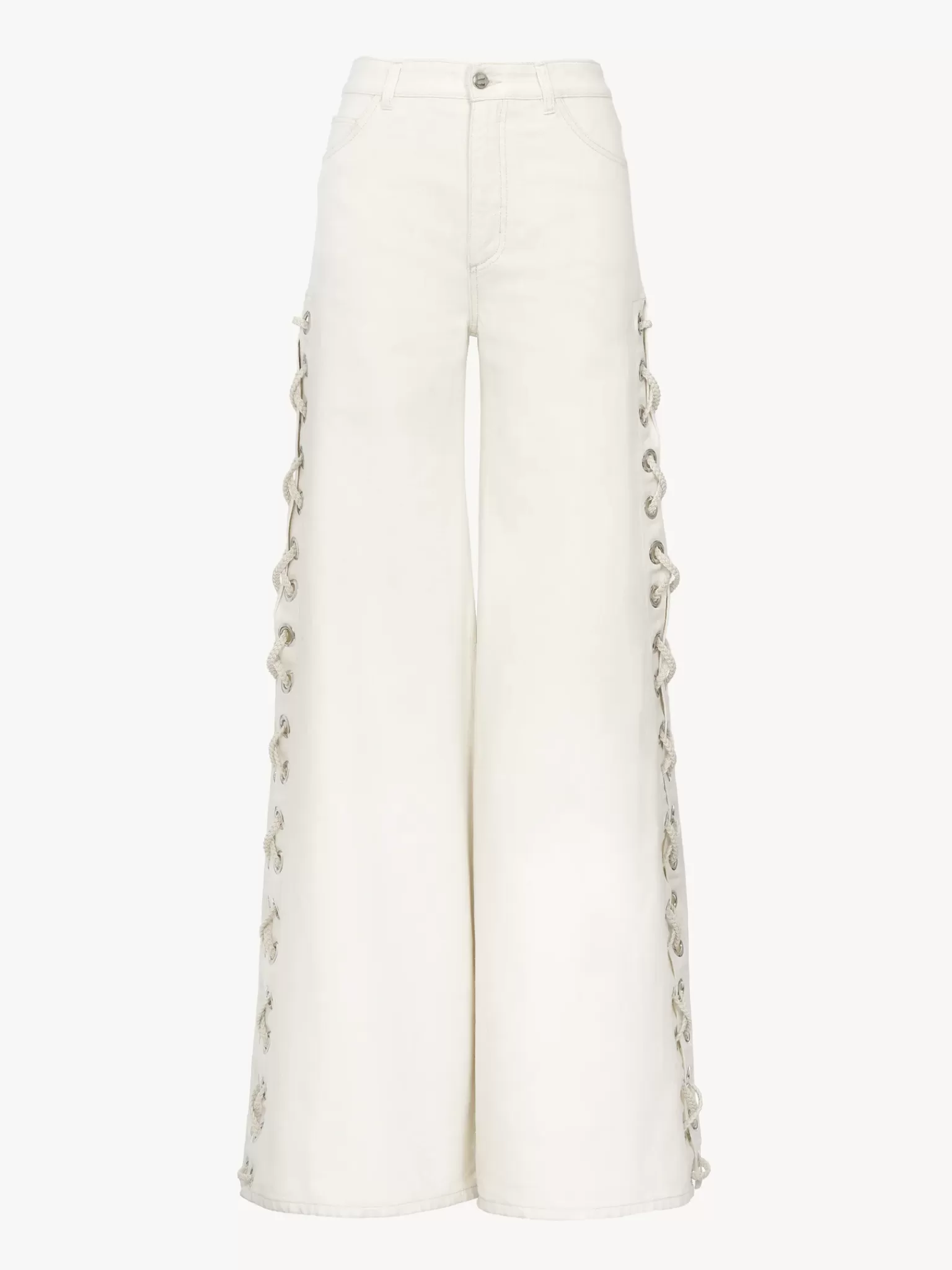 Femme Chloé Pantalon Large A Lacets