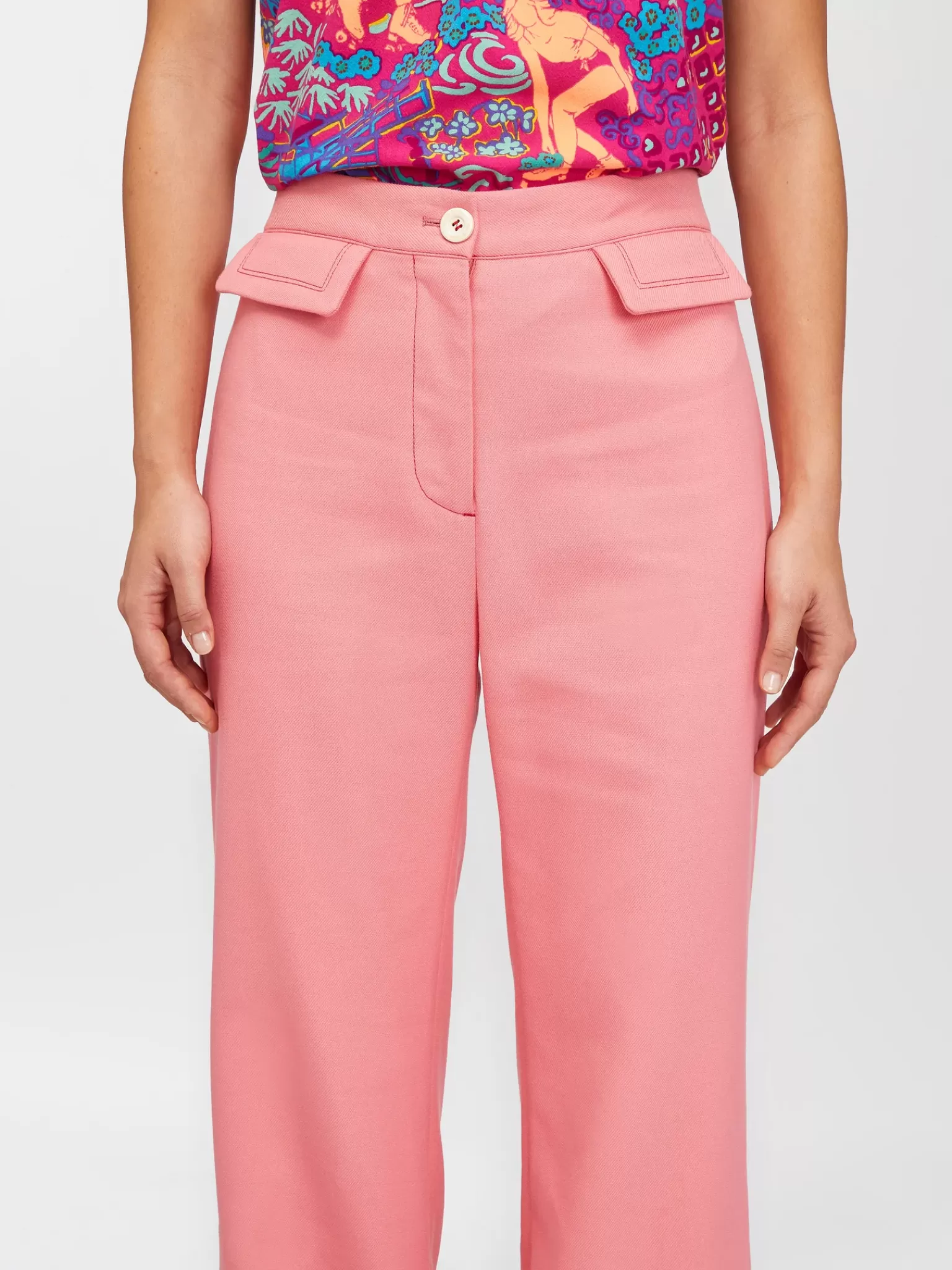 Femme Chloé Pantalon Large A Ravers