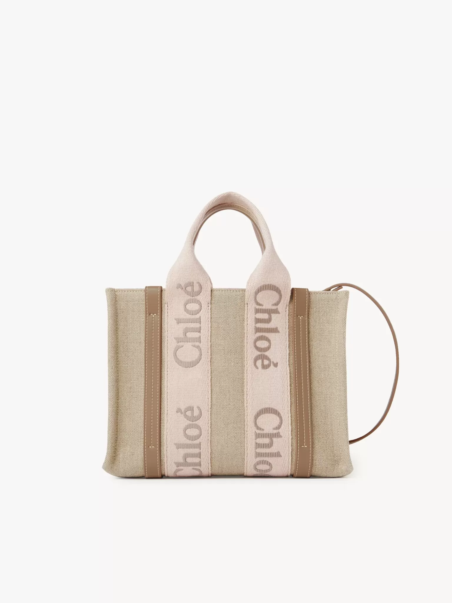 Femme Chloé Petit Sac Cabas Woody A Bandoulière