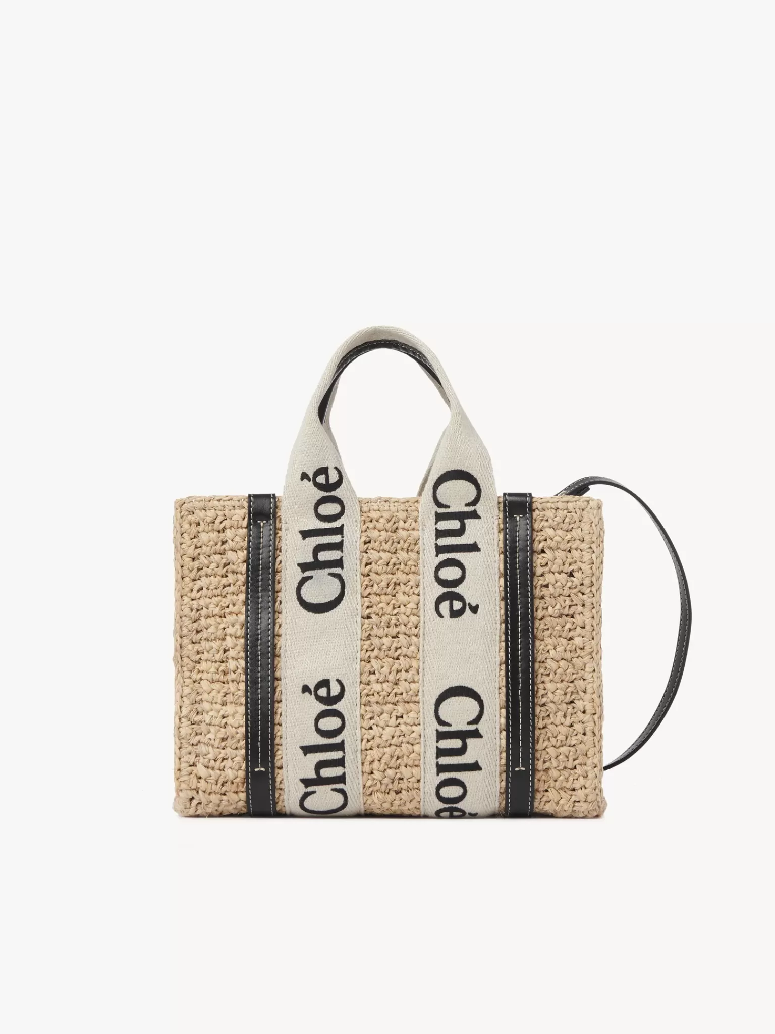 Femme Chloé Petit Sac Cabas Woody A Bandoulière