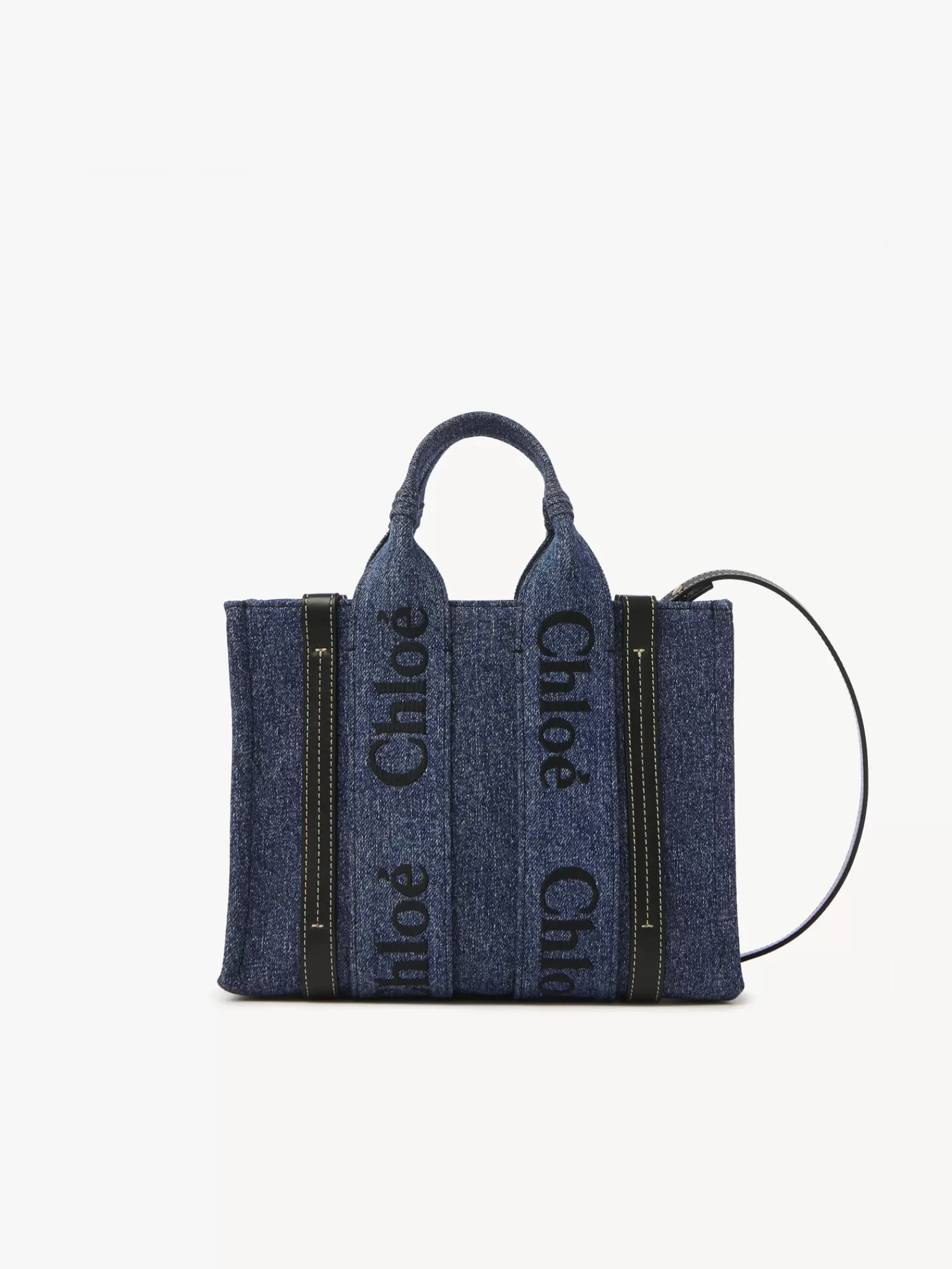 Femme Chloé Petit Sac Cabas Woody A Bandoulière