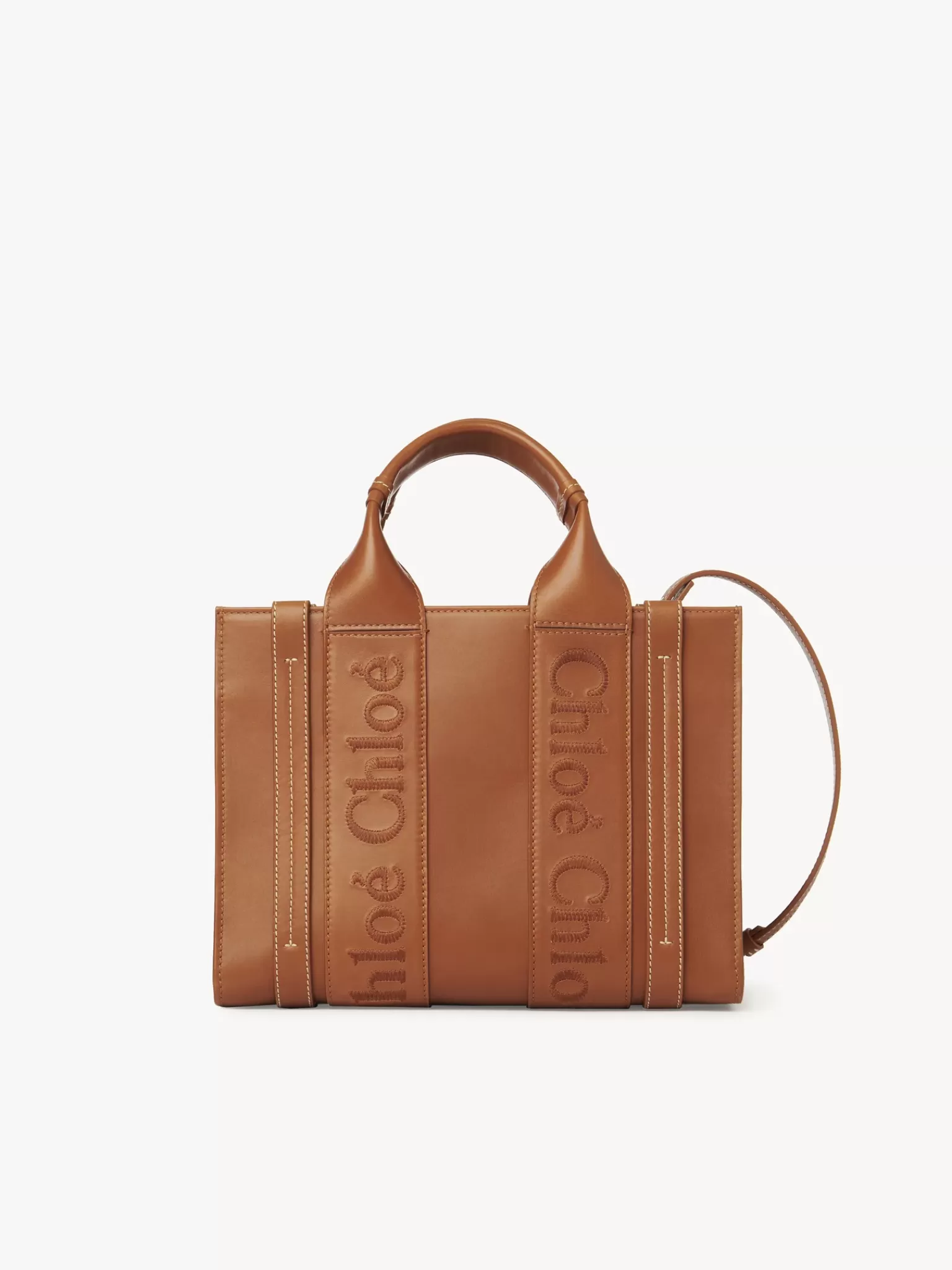 Femme Chloé Petit Sac Cabas Woody A Bandoulière