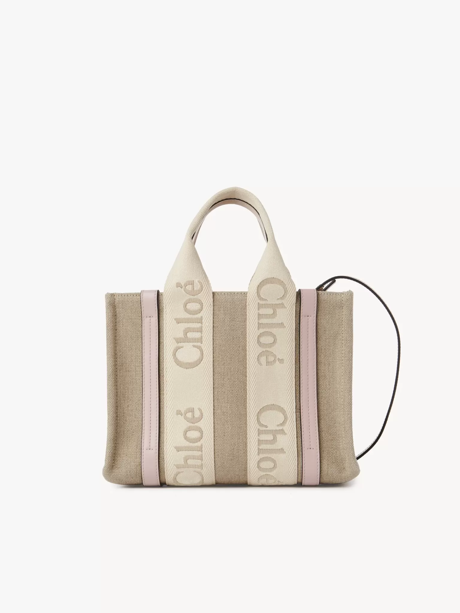 Femme Chloé Petit Sac Cabas Woody A Bandoulière