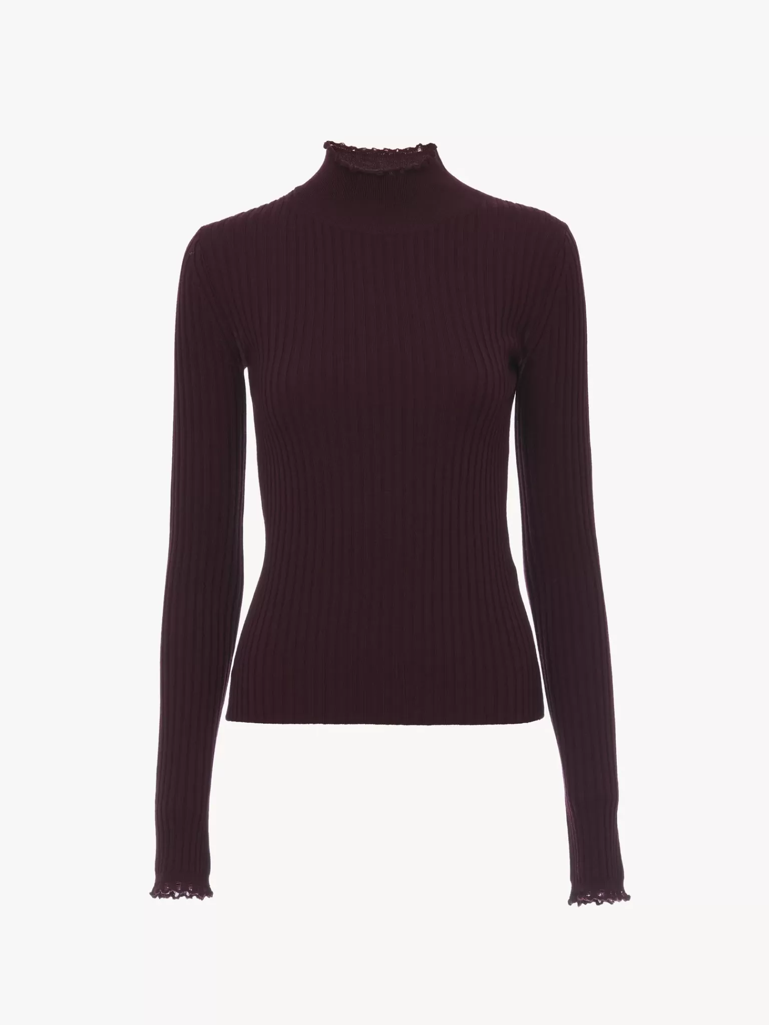 Femme Chloé Pull Col Montant