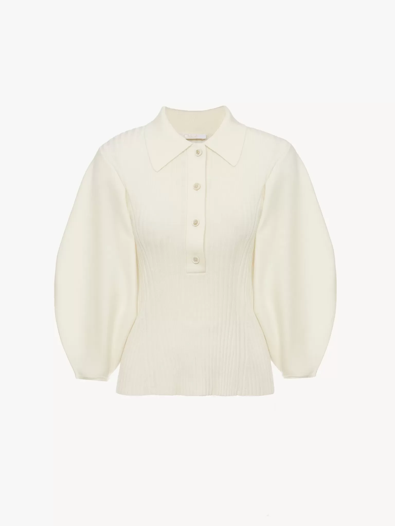 Femme Chloé Pull Col Polo