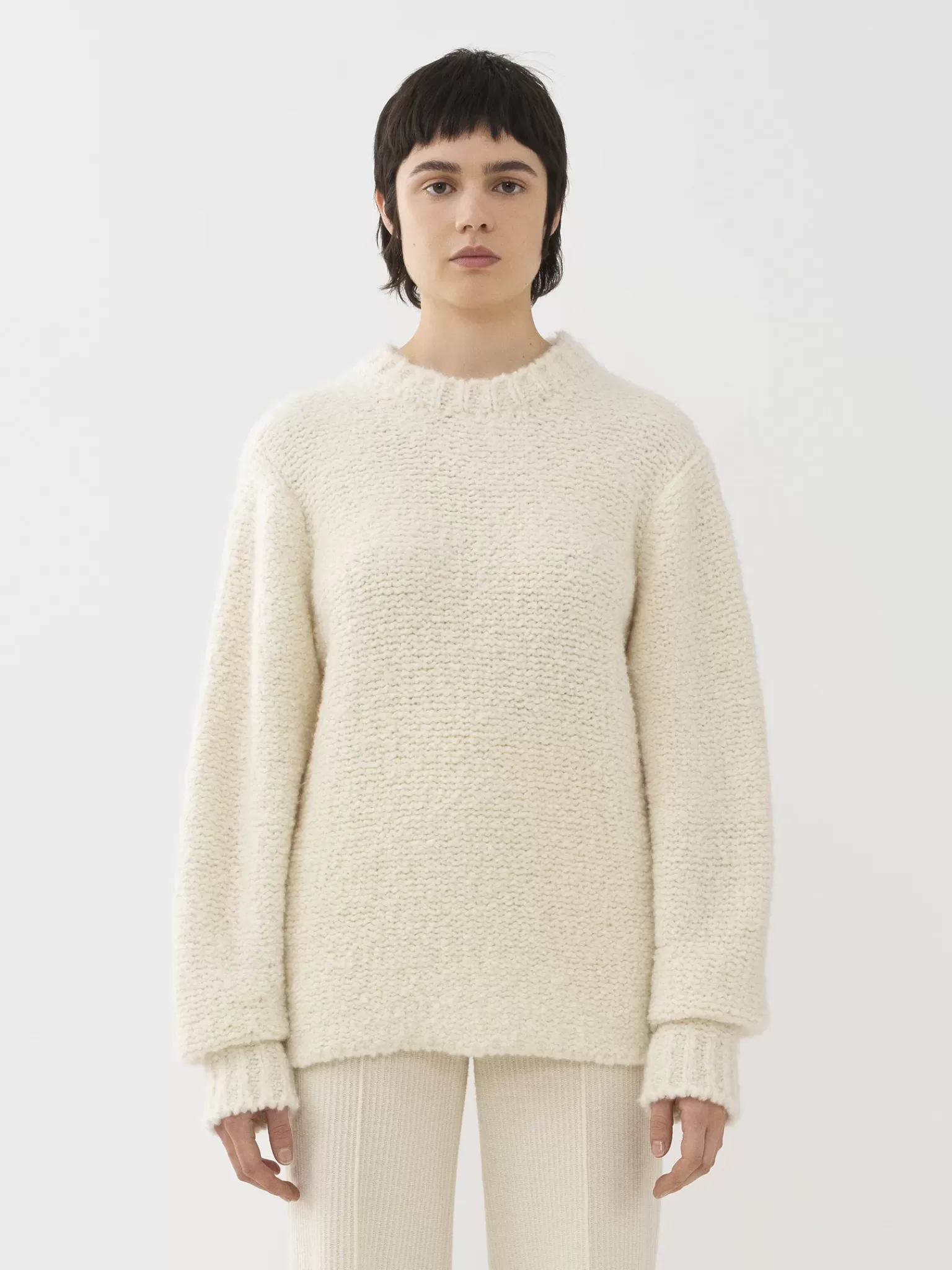 Femme Chloé Pull Col Rond