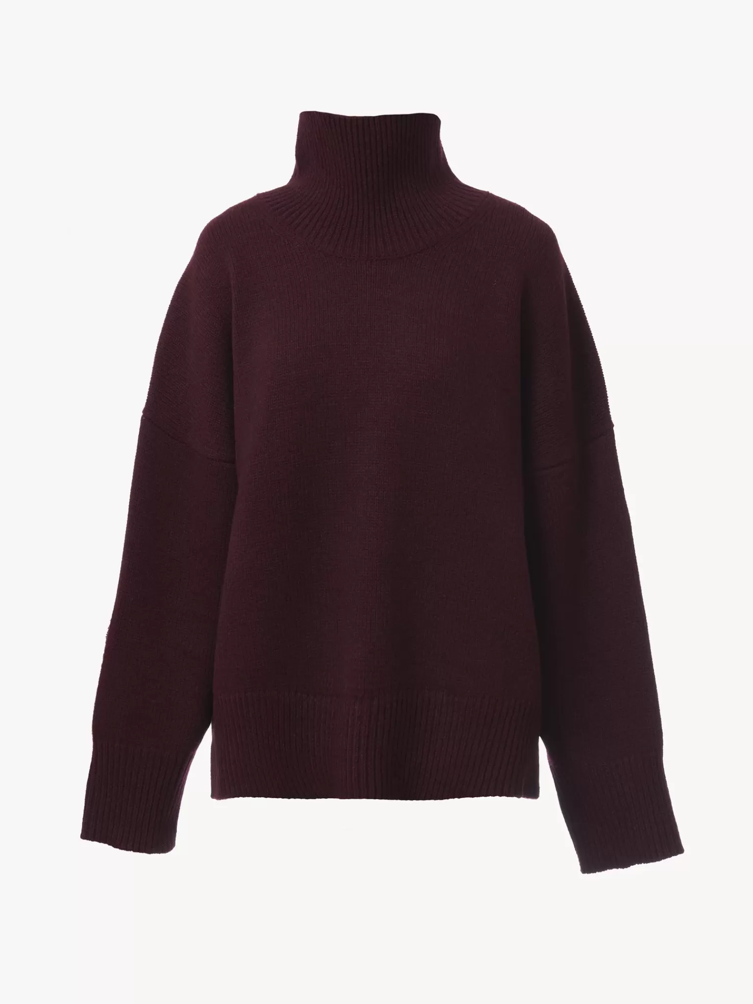 Femme Chloé Pull Col Roule Ample