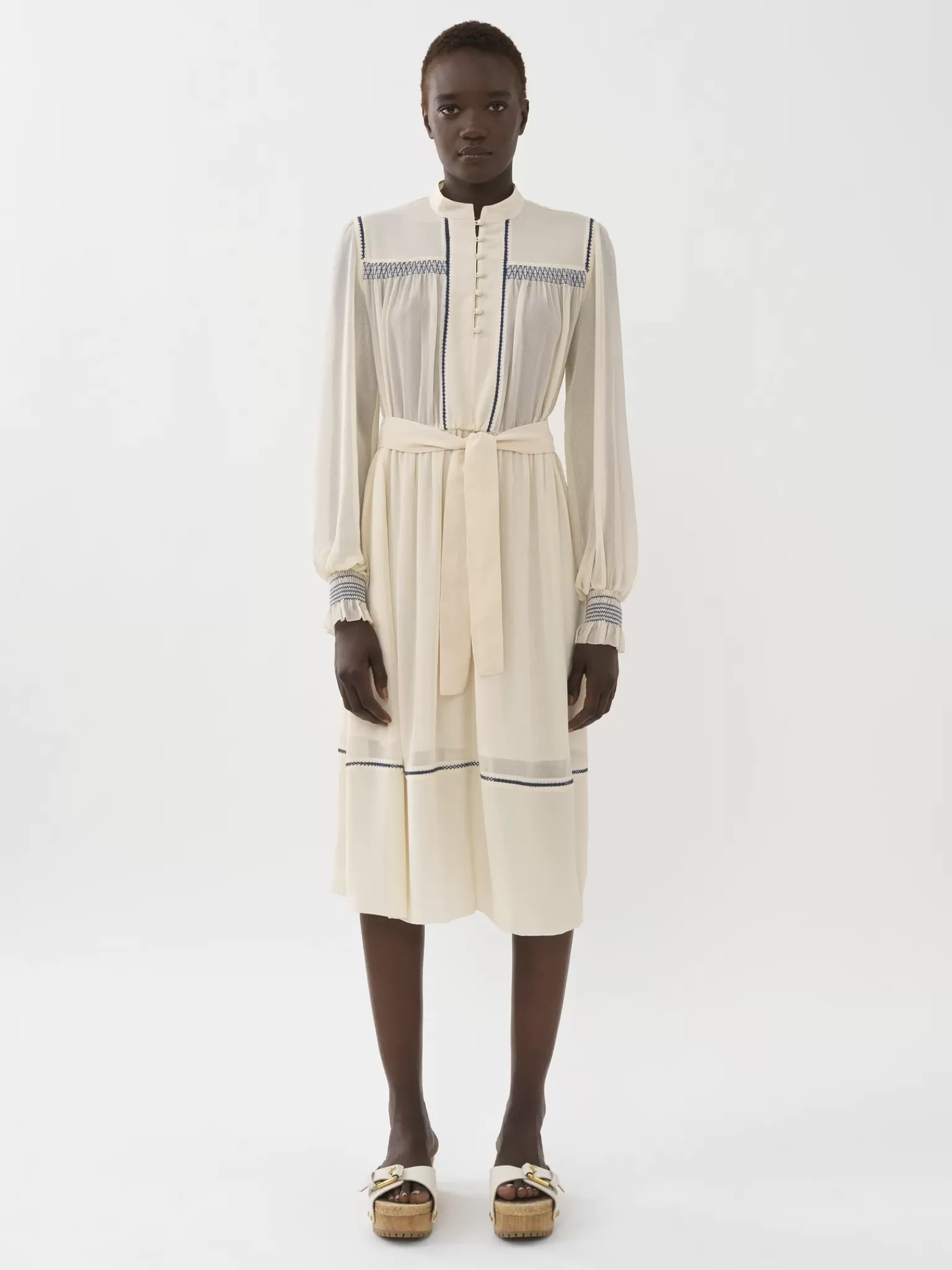 Femme Chloé Robe A Smocks