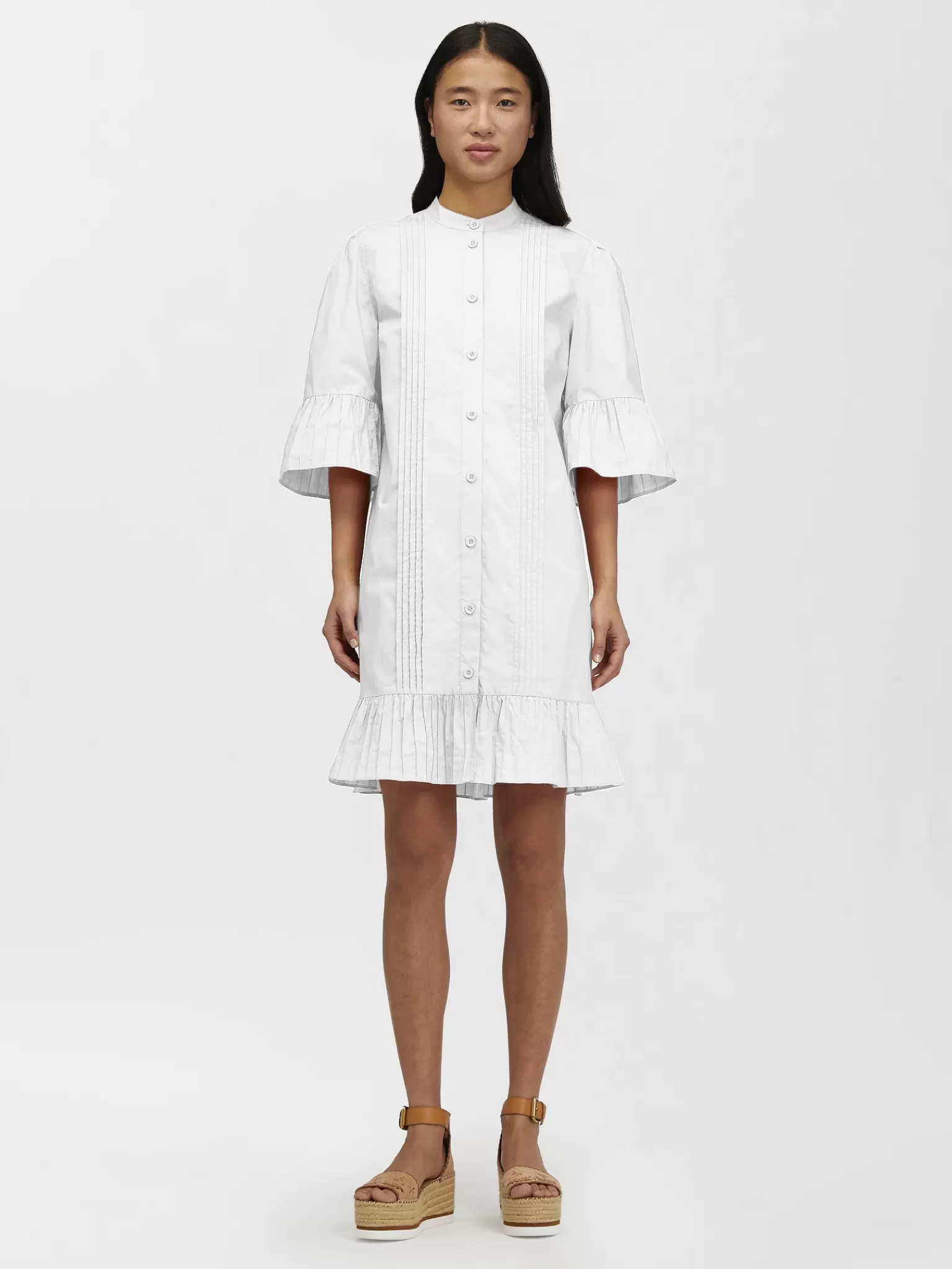 Femme Chloé Robe Chemise Volantee